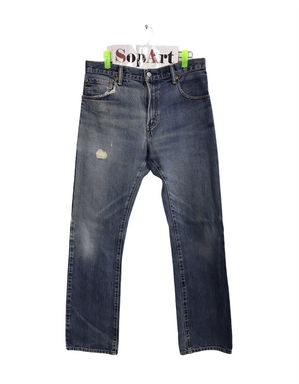 Levi's Vintage Clothing Levis 517 Distressed Denim Jeans Pant beauty fade Size US 33 - 1 Thumbnail