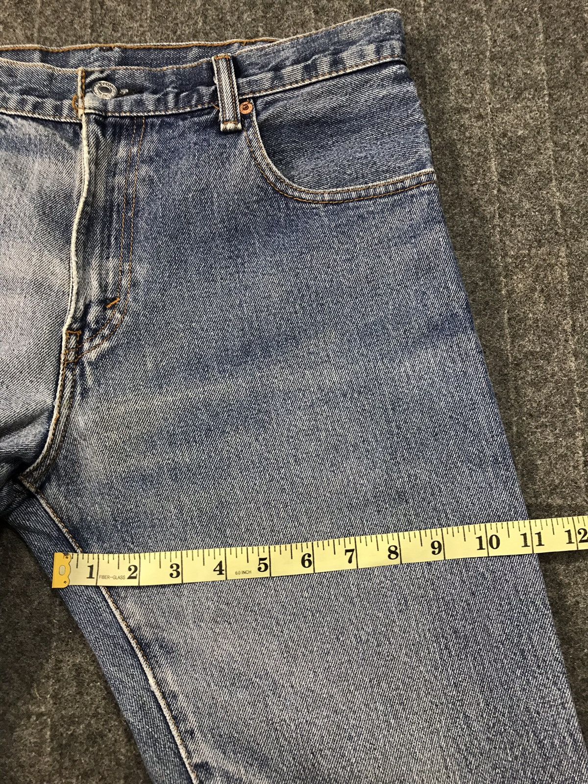 Levi's Vintage Clothing Levis 517 Distressed Denim Jeans Pant beauty fade Size US 33 - 21 Thumbnail
