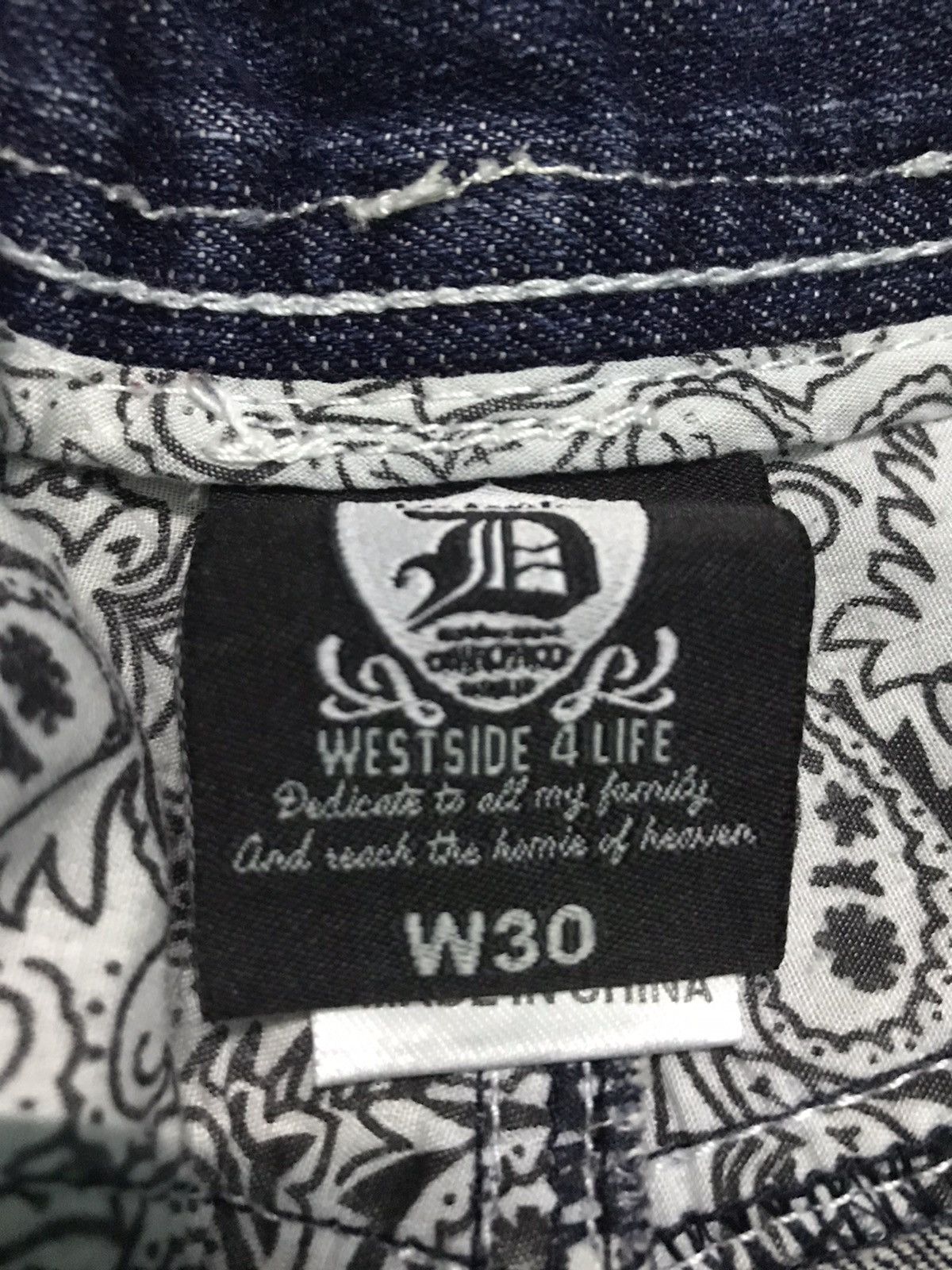 If Six Was Nine × Japanese Brand × Le Grande Bleu (L.G.B.) DOP Denim West Side Daicock Evisu Style Size US 31 - 7 Thumbnail