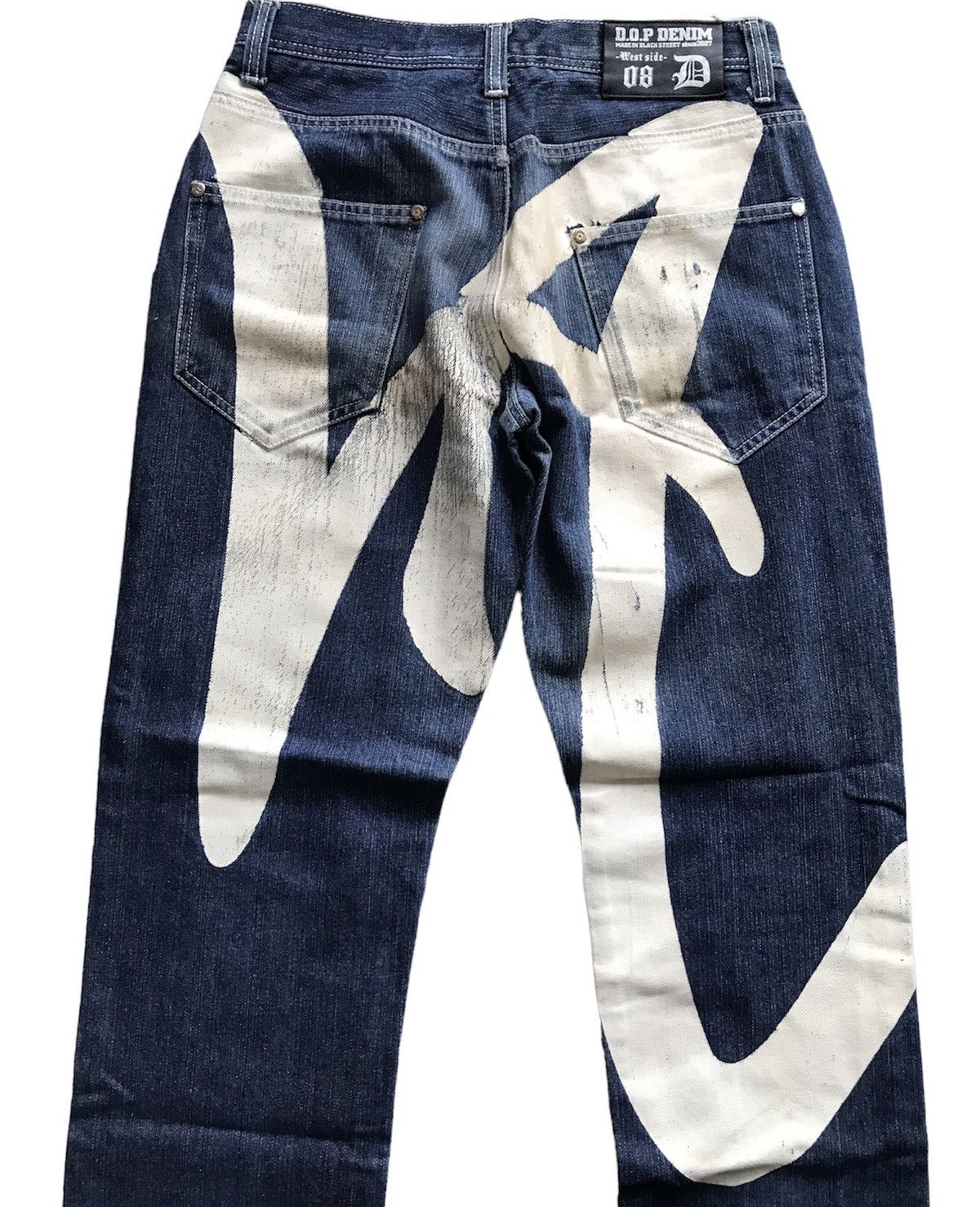 If Six Was Nine × Japanese Brand × Le Grande Bleu (L.G.B.) DOP Denim West Side Daicock Evisu Style Size US 31 - 3 Thumbnail