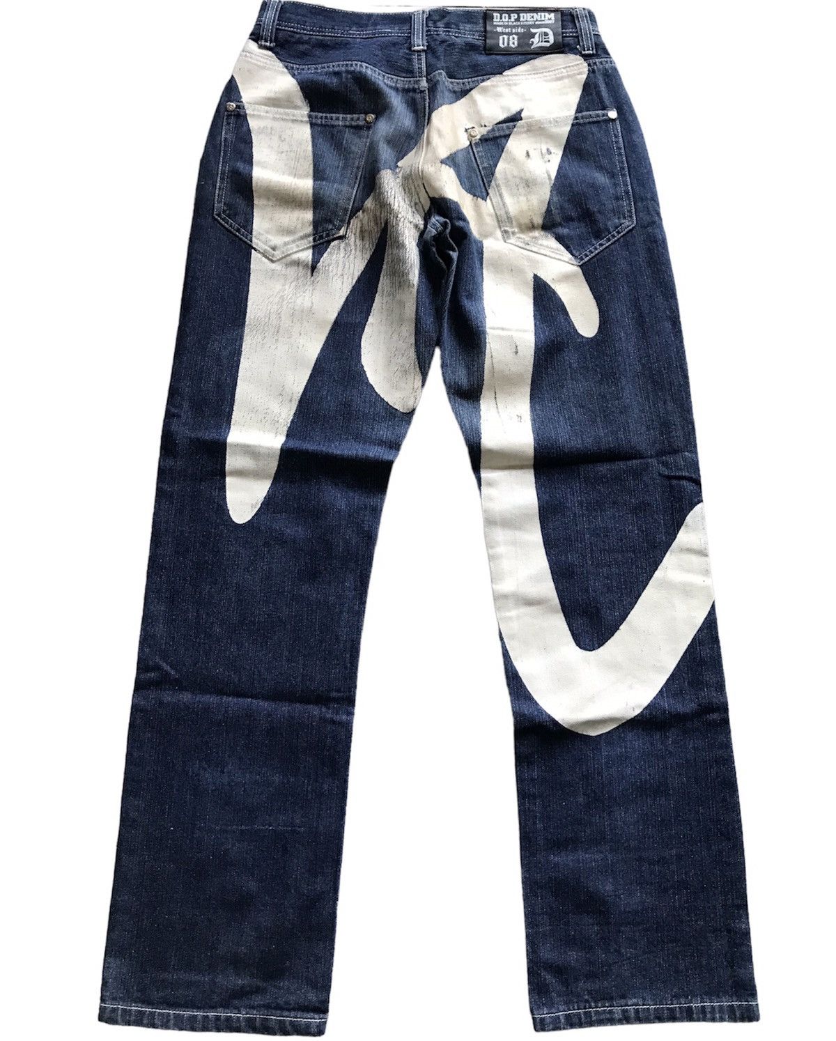 If Six Was Nine × Japanese Brand × Le Grande Bleu (L.G.B.) DOP Denim West Side Daicock Evisu Style Size US 31 - 1 Thumbnail