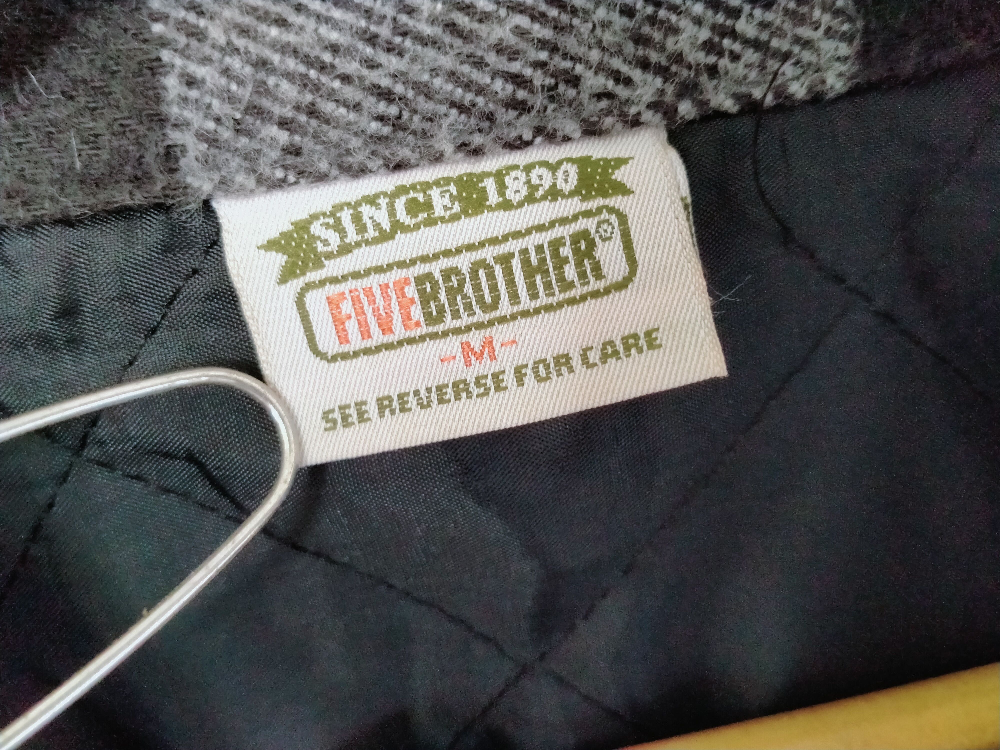 FiveBrother × Flannel × Vintage ⚡️Steals⚡️ Vintage Five Brother Quilted Flannel Size US L / EU 52-54 / 3 - 5 Thumbnail