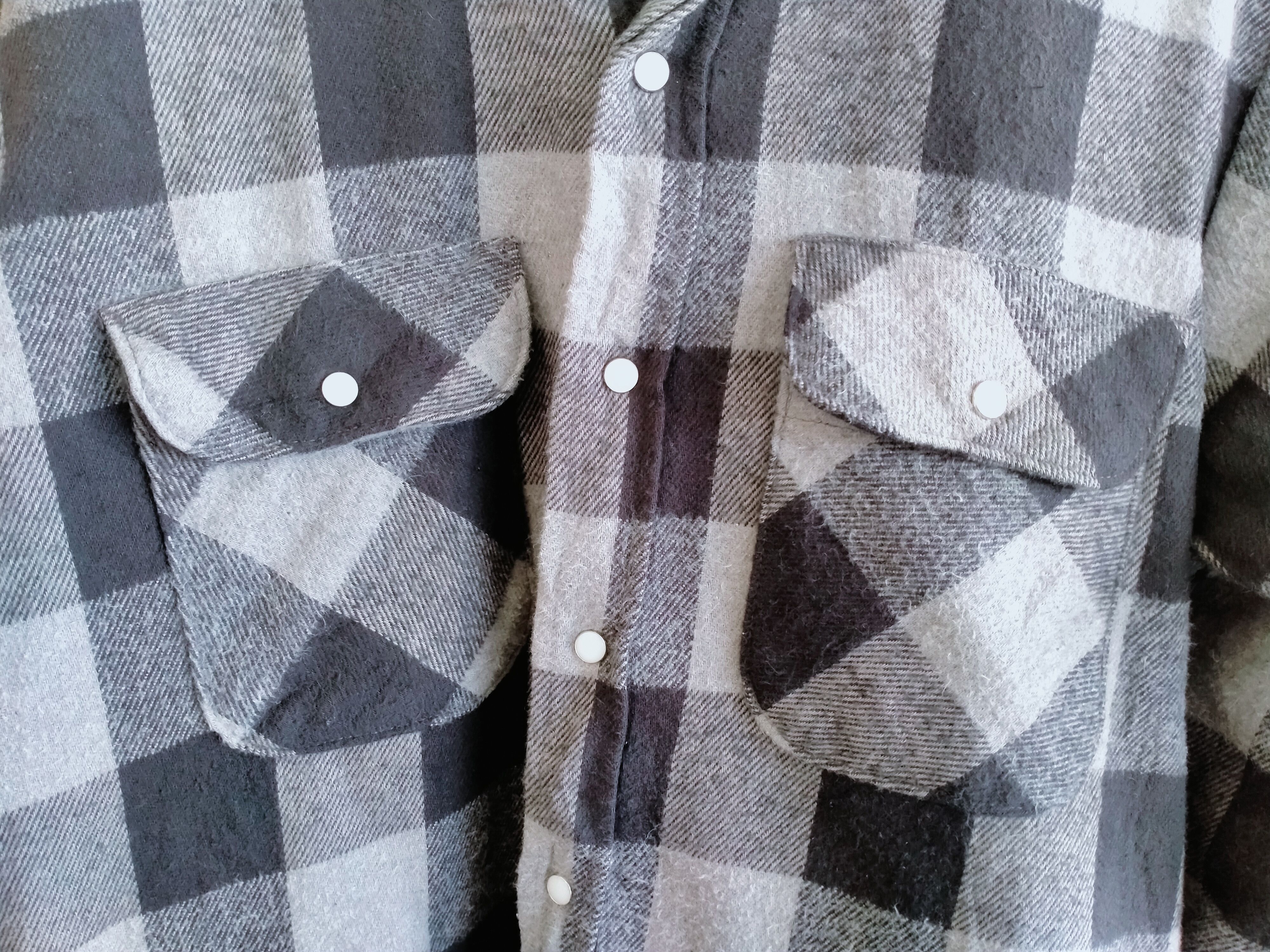 FiveBrother × Flannel × Vintage ⚡️Steals⚡️ Vintage Five Brother Quilted Flannel Size US L / EU 52-54 / 3 - 3 Thumbnail