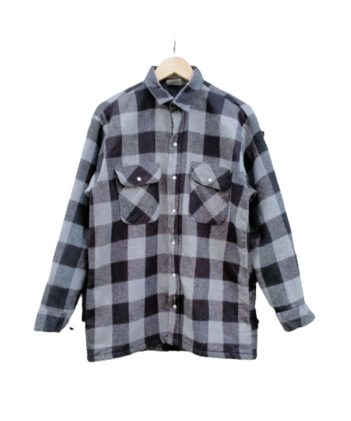 FiveBrother × Flannel × Vintage ⚡️Steals⚡️ Vintage Five Brother Quilted Flannel Size US L / EU 52-54 / 3 - 1 Thumbnail