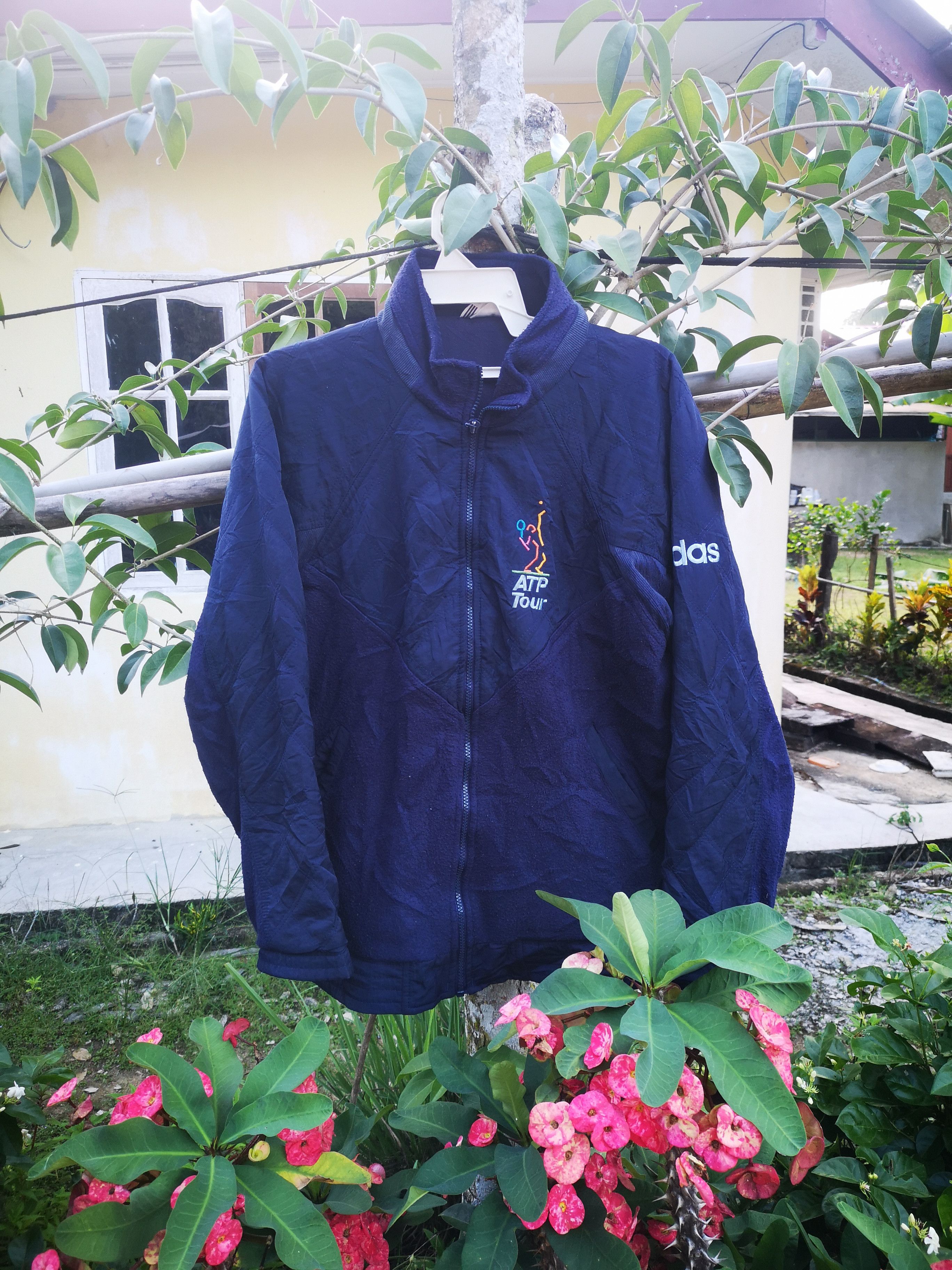Adidas × Vintage Vintage Adidas Jacket ATP Tour Size US M / EU 48-50 / 2 - 2 Thumbnail