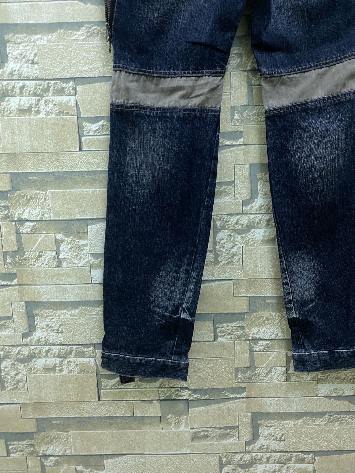 Japanese Brand × PPFM × Vintage Vintage PPFM Multi Zipper Hybrid Bondage Denim Pants Size US 32 / EU 48 - 17 Thumbnail