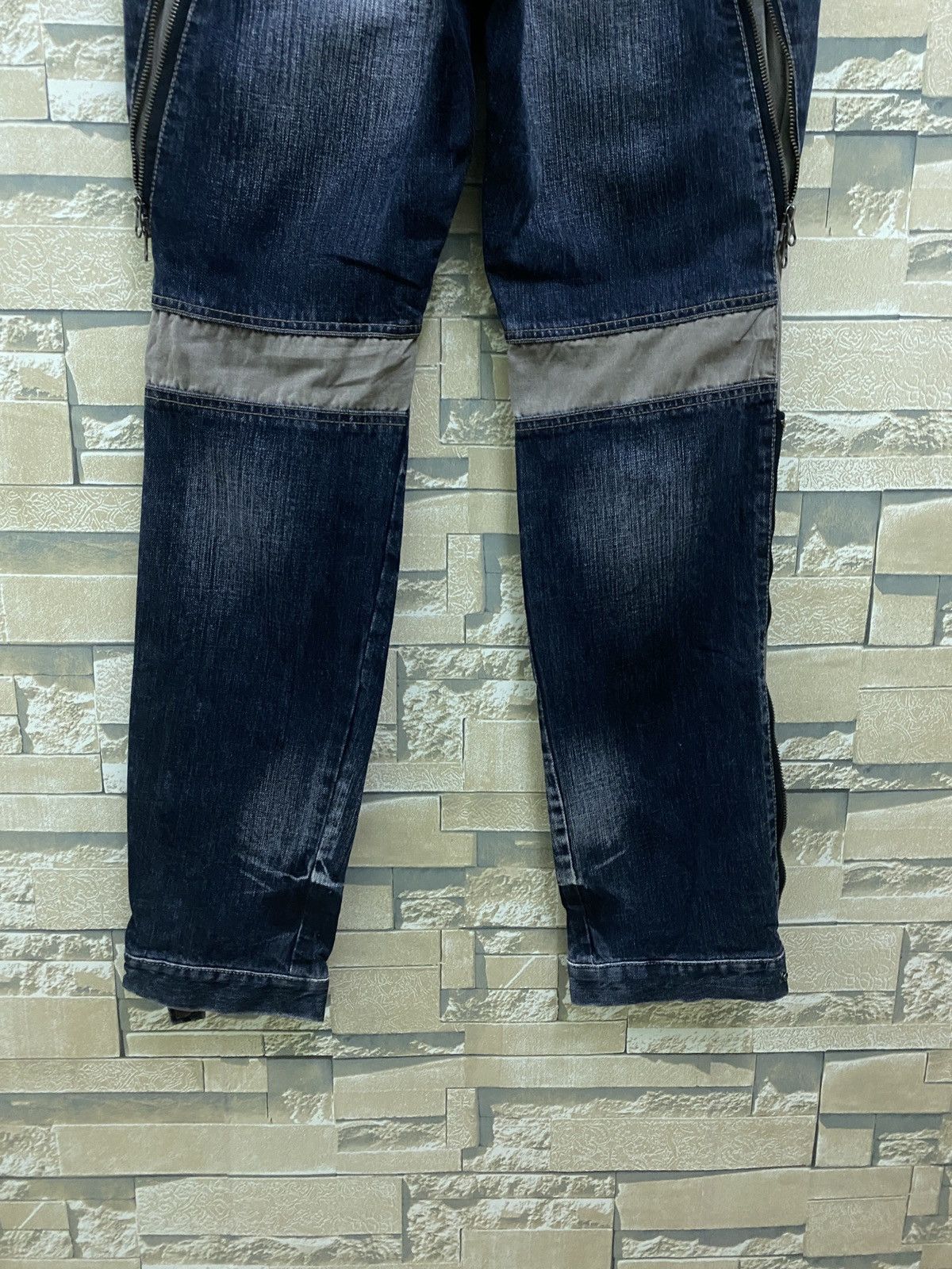 Japanese Brand × PPFM × Vintage Vintage PPFM Multi Zipper Hybrid Bondage Denim Pants Size US 32 / EU 48 - 16 Thumbnail