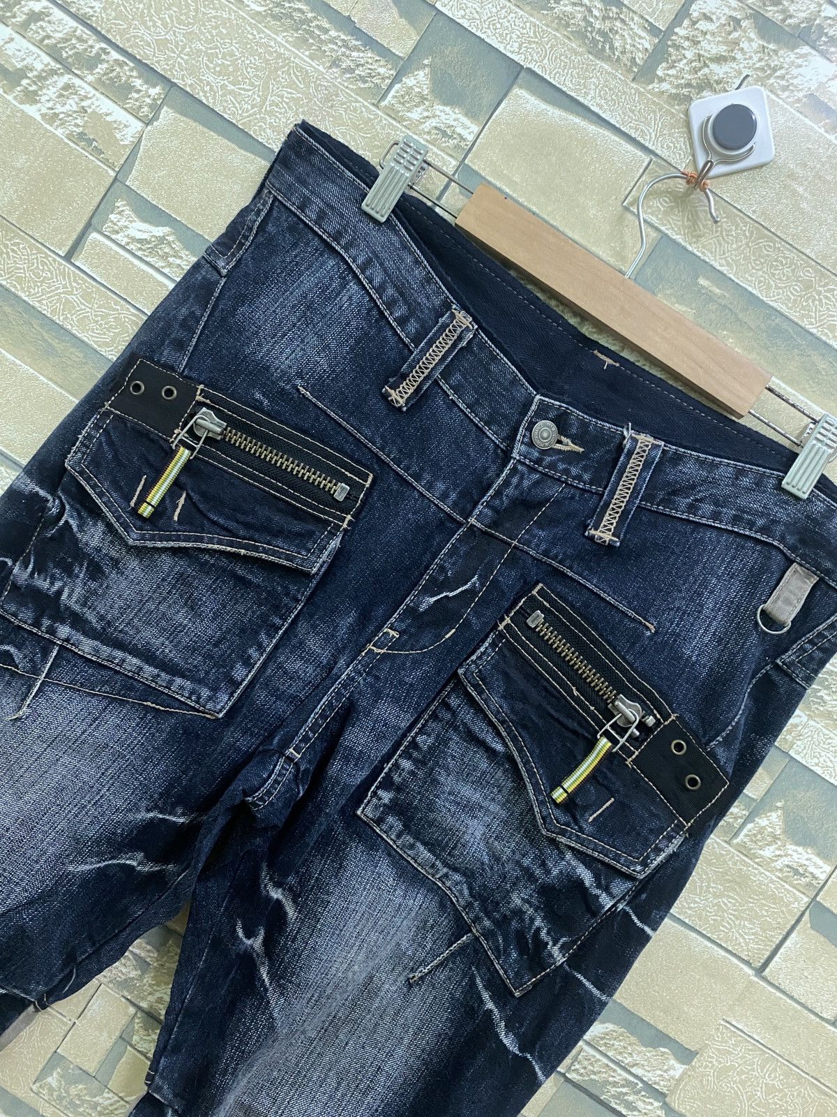 Japanese Brand × PPFM × Vintage Vintage PPFM Multi Zipper Hybrid Bondage Denim Pants Size US 32 / EU 48 - 11 Thumbnail