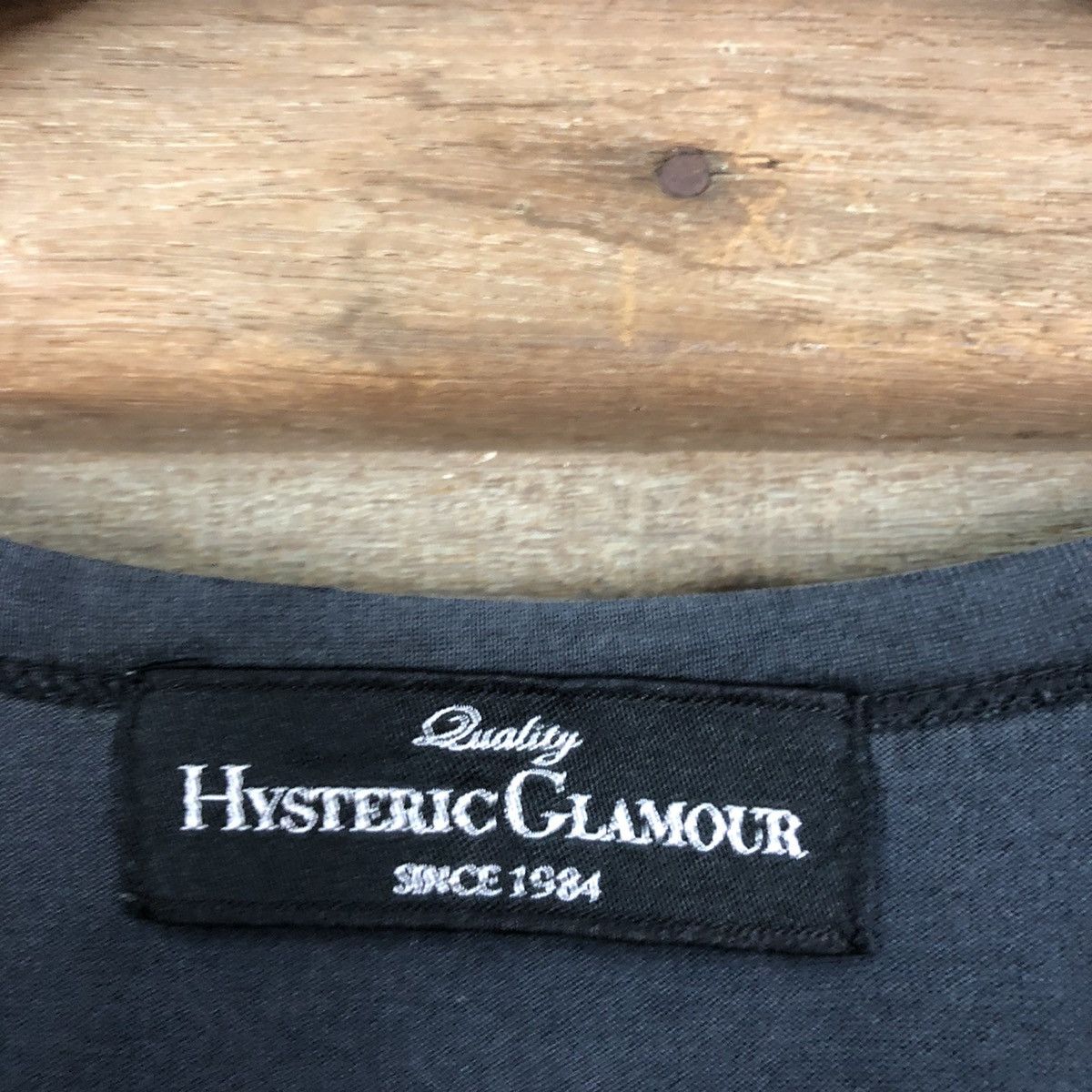 Hysteric Glamour DLL Hystric Glamour teddy fuck Black Short Sleeve #c1193DL Size S / US 4 / IT 40 - 8 Thumbnail