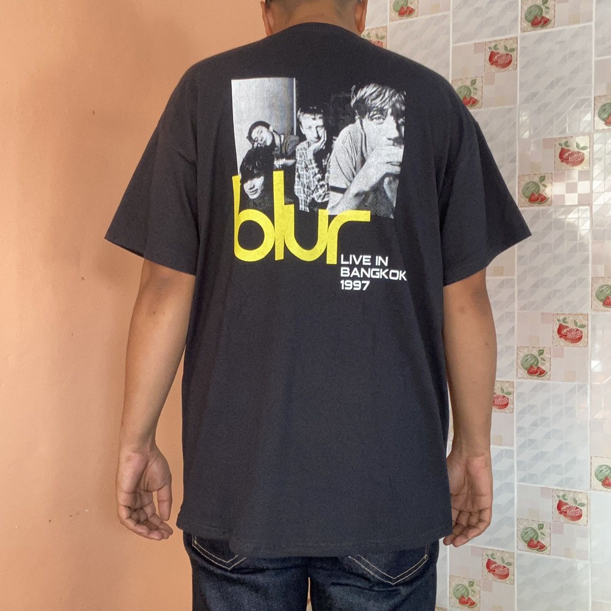 Band Tees Blur Live in Bangkok Bootleg Tee Reprint Size US XL / EU 56 / 4 - 2 Thumbnail