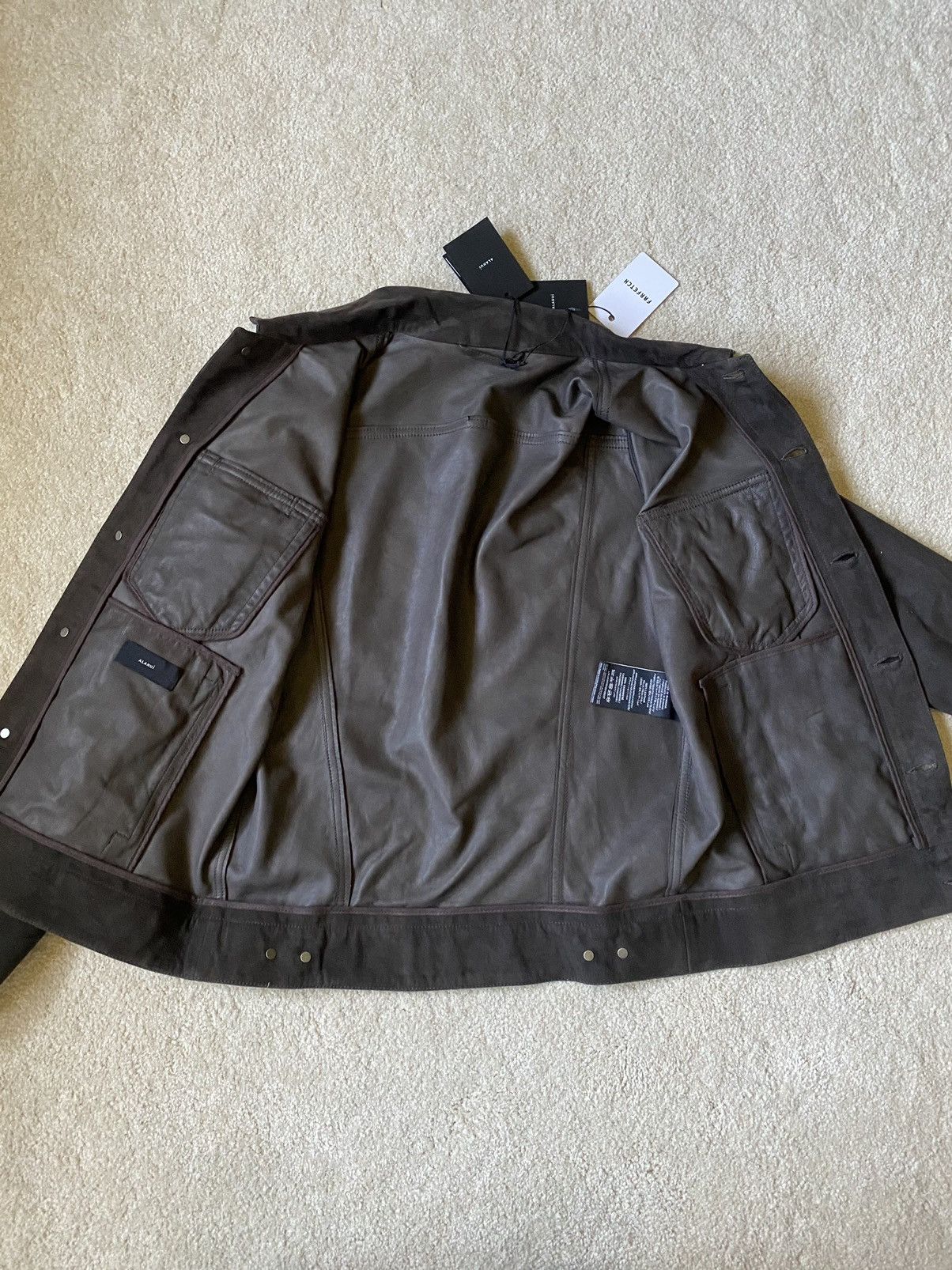 Alanui Knit insert western suede leather jacket Size US M / EU 48-50 / 2 - 4 Thumbnail