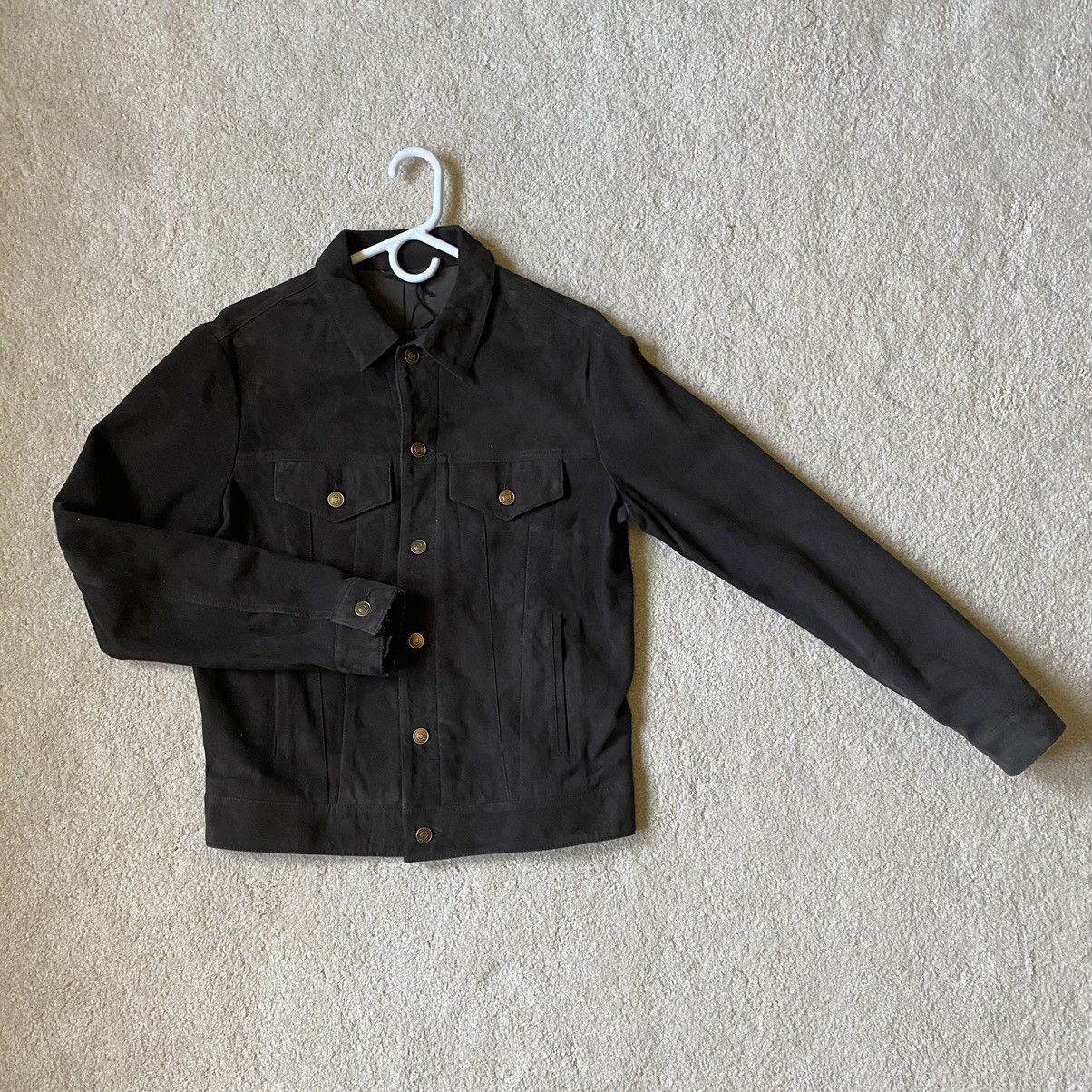 Alanui Knit insert western suede leather jacket Size US M / EU 48-50 / 2 - 2 Thumbnail