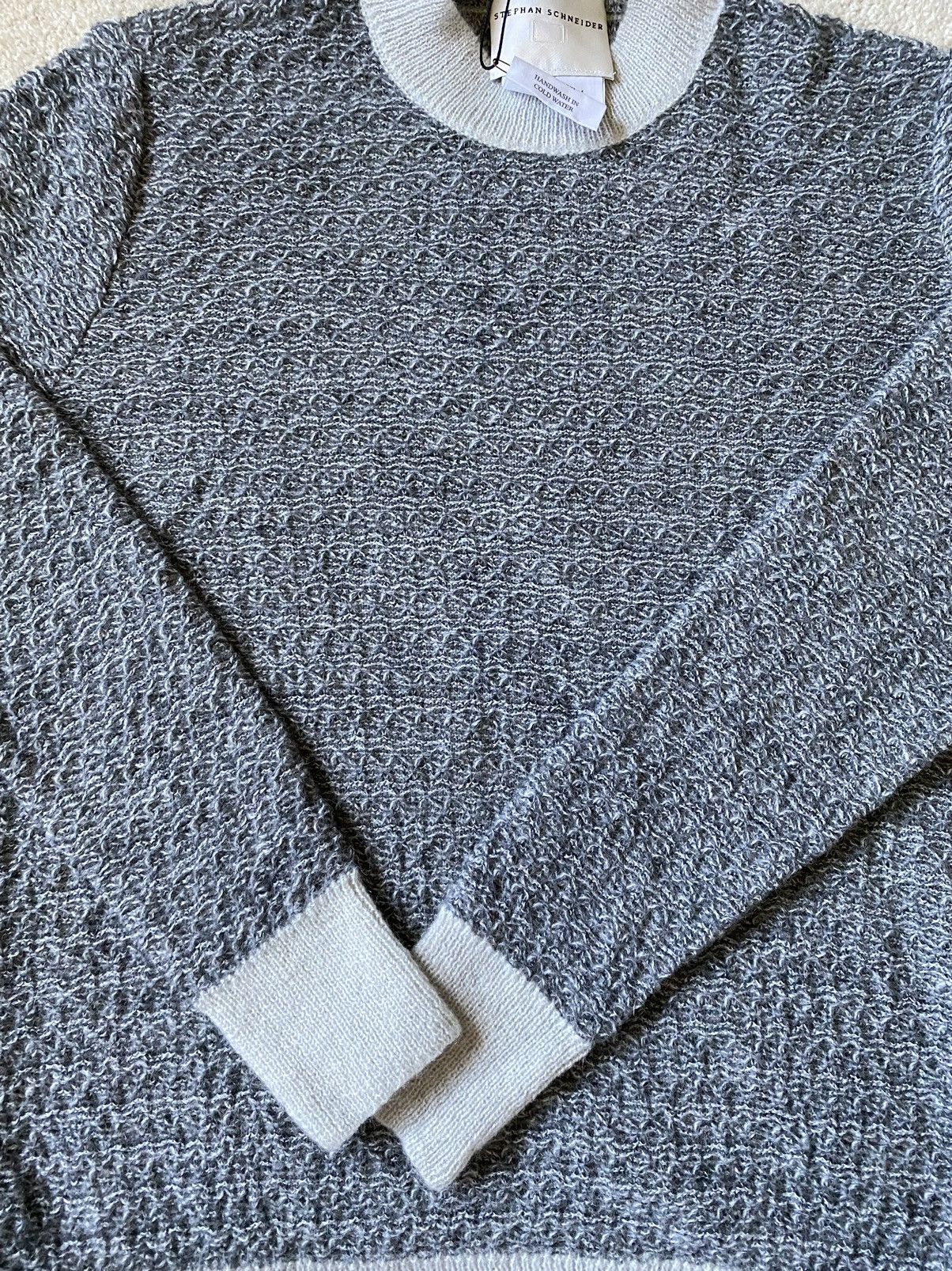 Stephan Schneider Volume Mohair Blend Gray Melange Sweater Size US M / EU 48-50 / 2 - 4 Thumbnail
