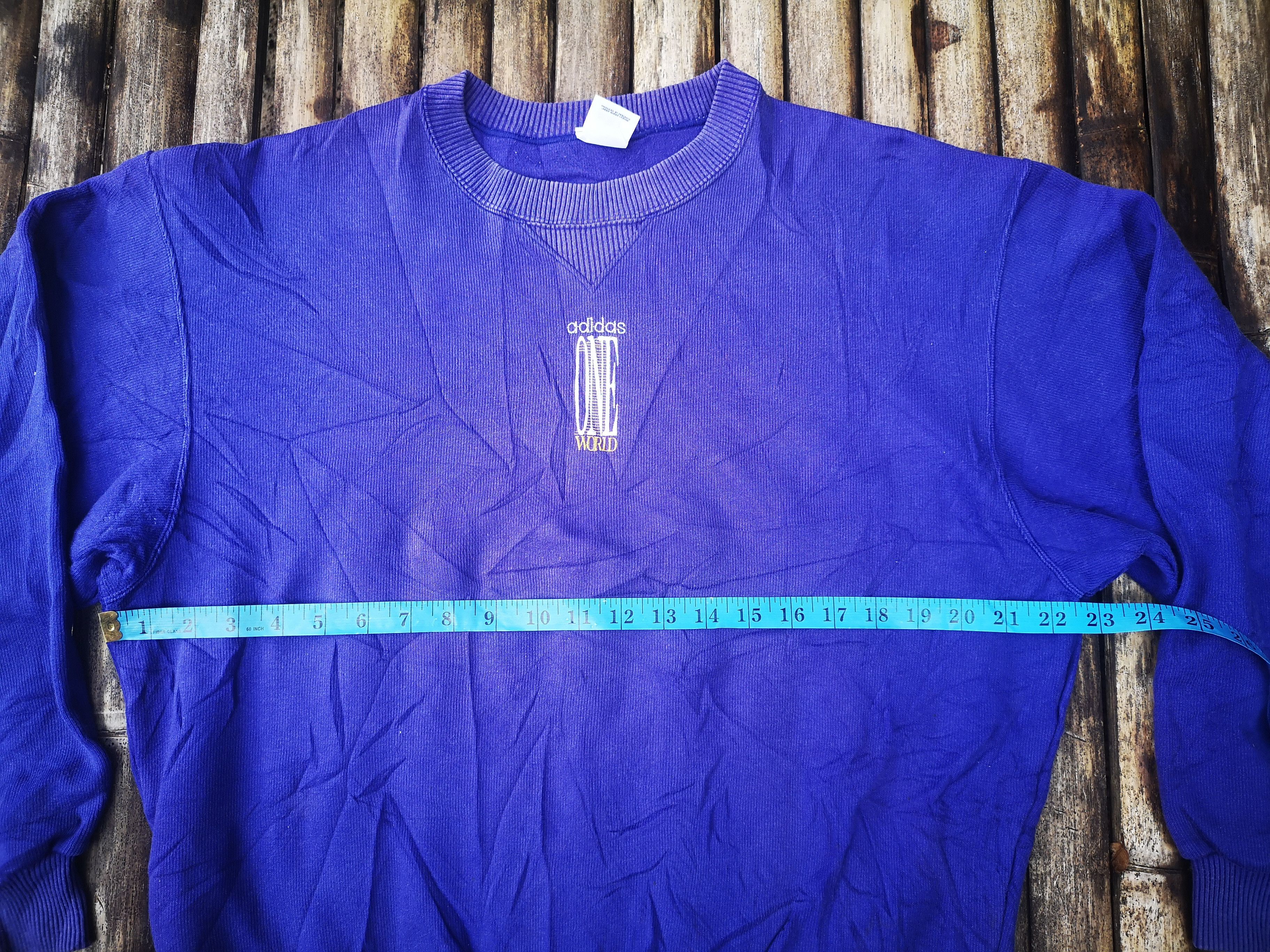 Adidas Vintage Crewneck Adidas One World Size US L / EU 52-54 / 3 - 11 Thumbnail