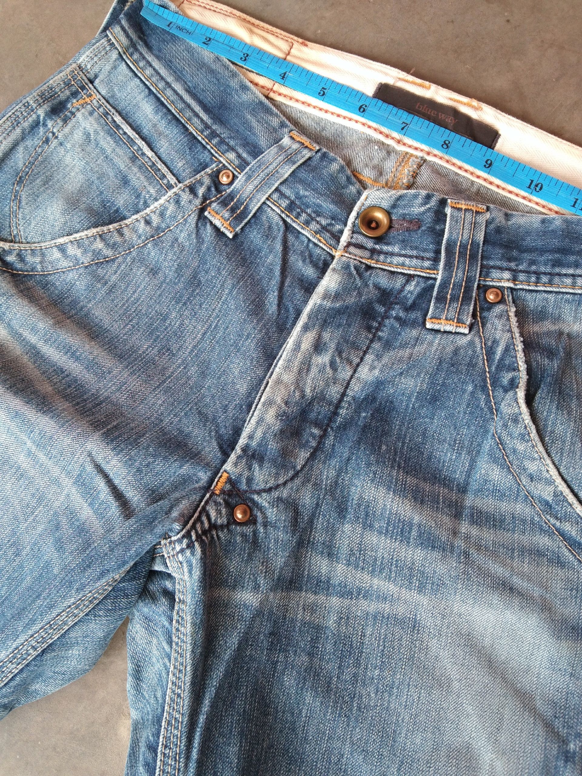 Japanese Brand Vintage Blue Way Japanese Brand Jeans 28x29 Size US 28 / EU 44 - 6 Thumbnail