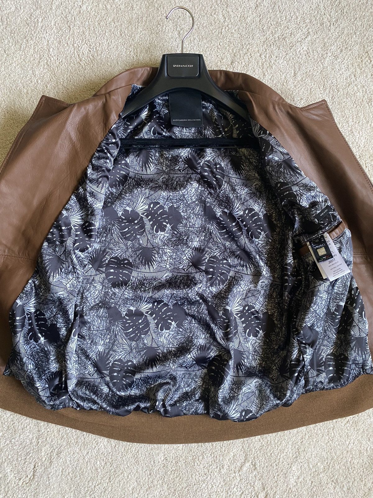 Alessandro Dell'acqua Leather motorcycle jacket Size US M / EU 48-50 / 2 - 9 Thumbnail