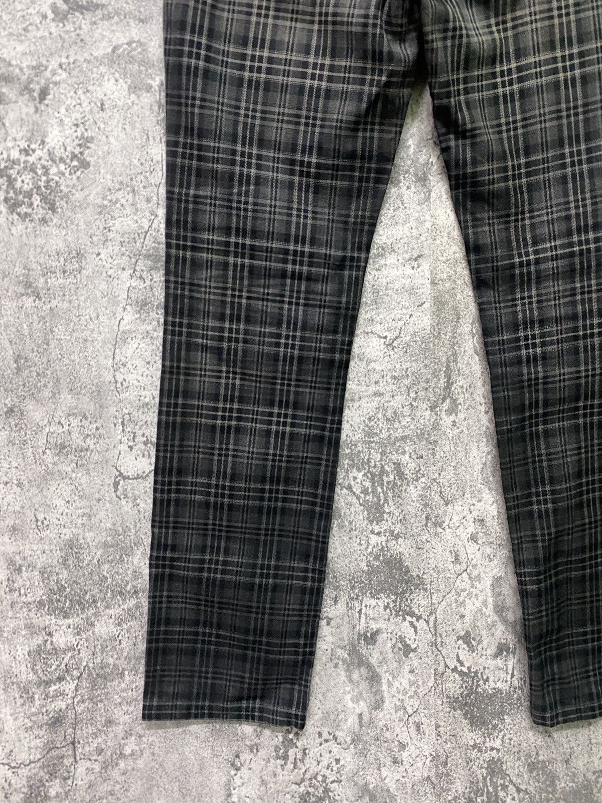 Designer × Japanese Brand × Shellac SHELLAC Made In Japan Tartan Checked Design Low Rise Pants Size US 32 / EU 48 - 14 Thumbnail
