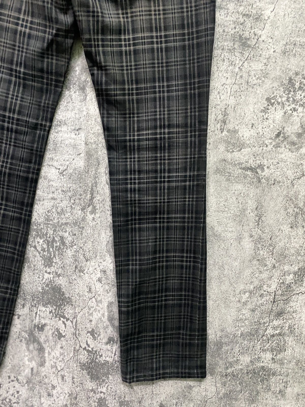 Designer × Japanese Brand × Shellac SHELLAC Made In Japan Tartan Checked Design Low Rise Pants Size US 32 / EU 48 - 13 Thumbnail