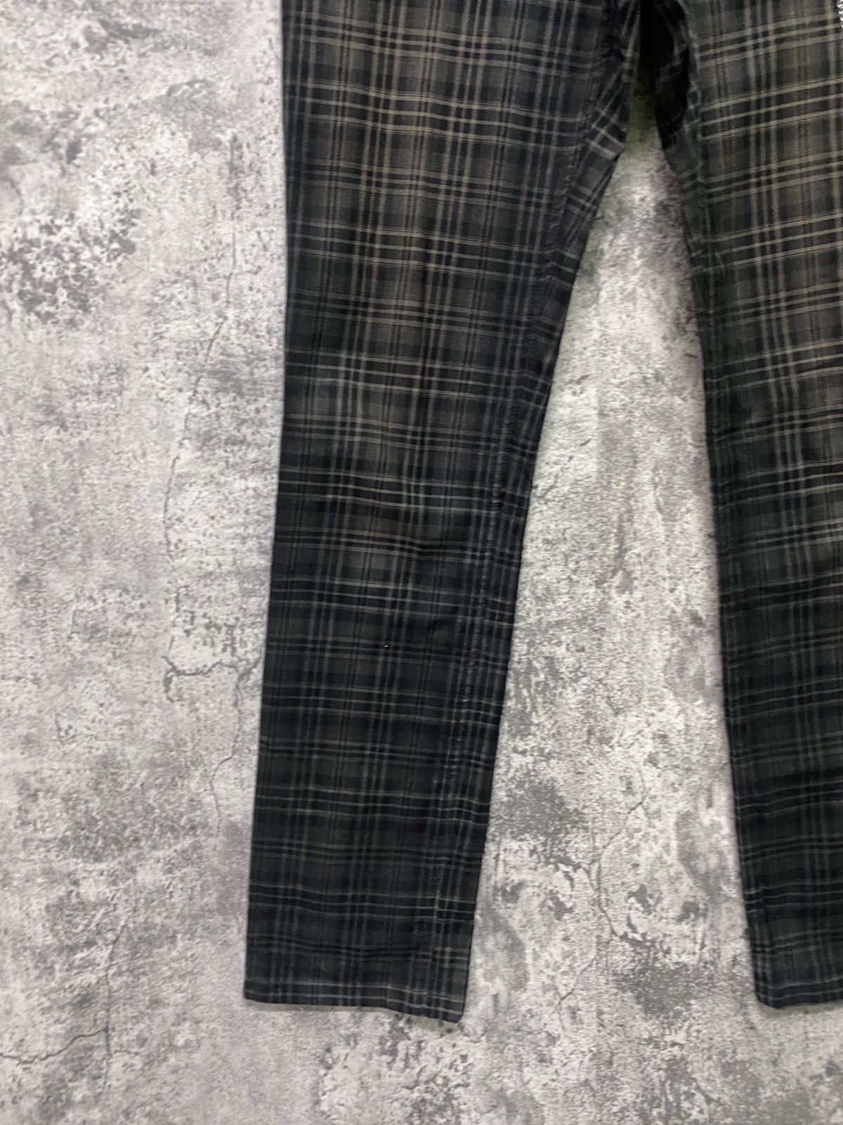 Designer × Japanese Brand × Shellac SHELLAC Made In Japan Tartan Checked Design Low Rise Pants Size US 32 / EU 48 - 7 Thumbnail