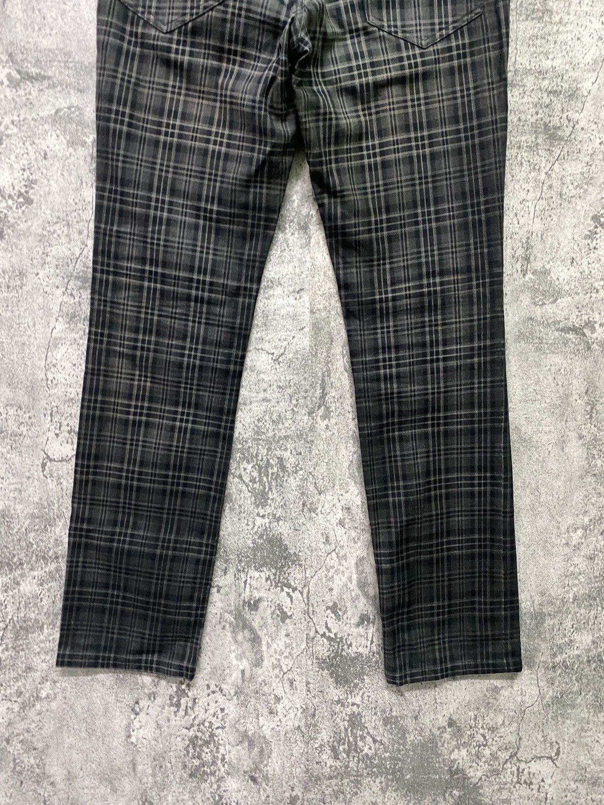 Designer × Japanese Brand × Shellac SHELLAC Made In Japan Tartan Checked Design Low Rise Pants Size US 32 / EU 48 - 15 Thumbnail