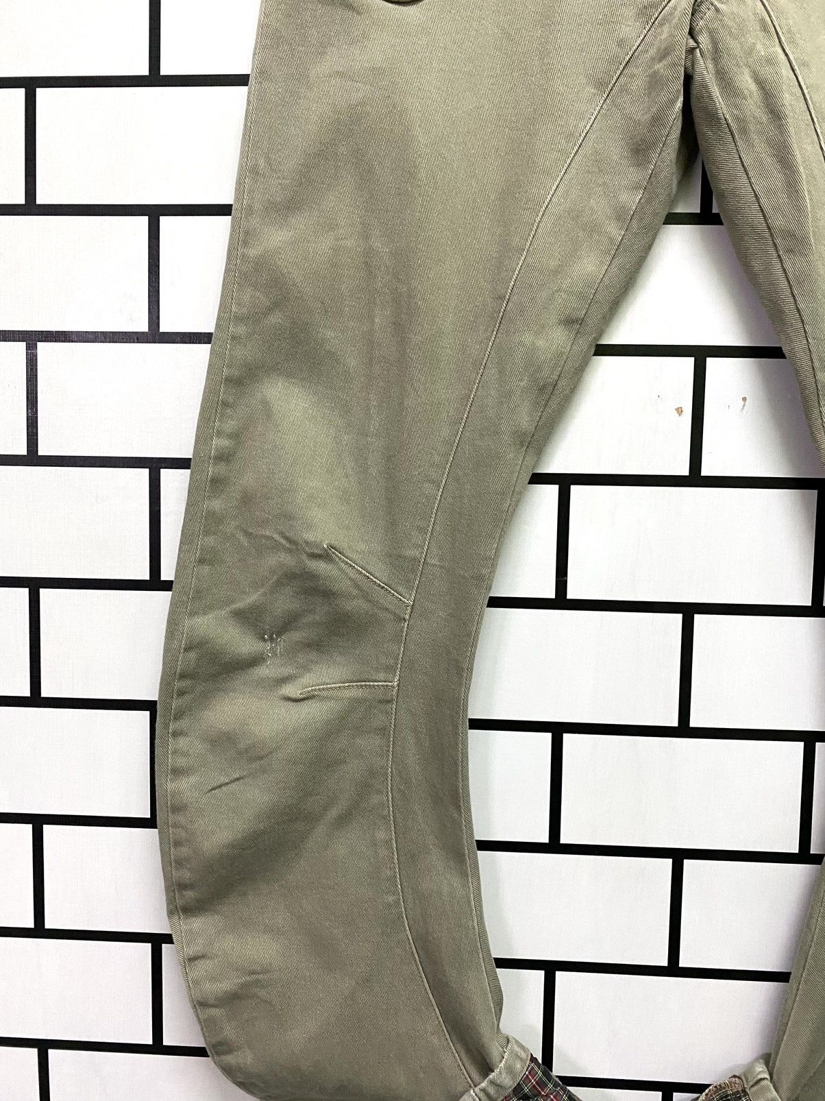 Japanese Brand × PPFM × Vintage Vintage PPFM J Curve Plaid Inside Leg Distressed Pants Size US 32 / EU 48 - 7 Thumbnail