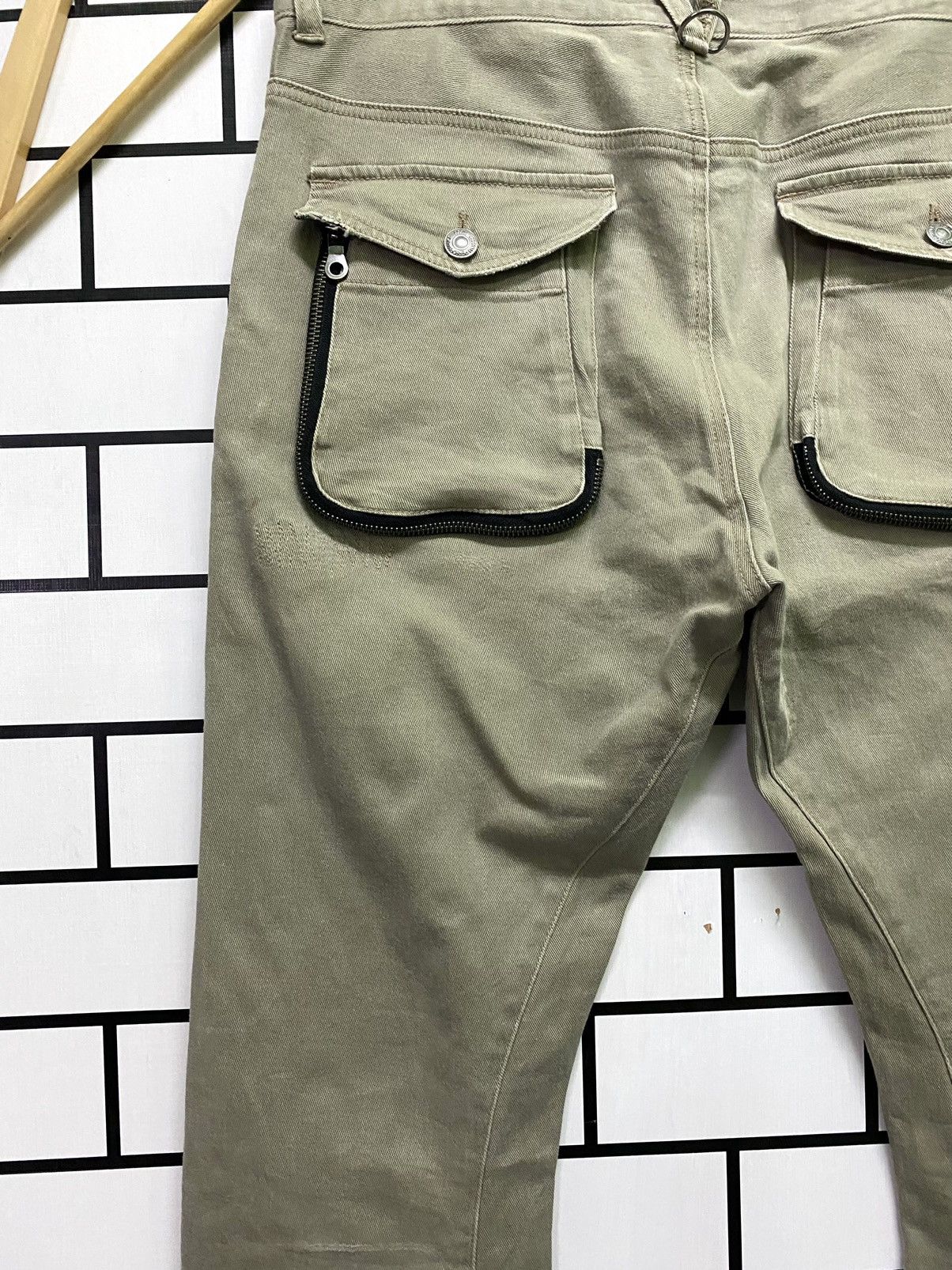 Japanese Brand × PPFM × Vintage Vintage PPFM J Curve Plaid Inside Leg Distressed Pants Size US 32 / EU 48 - 13 Thumbnail