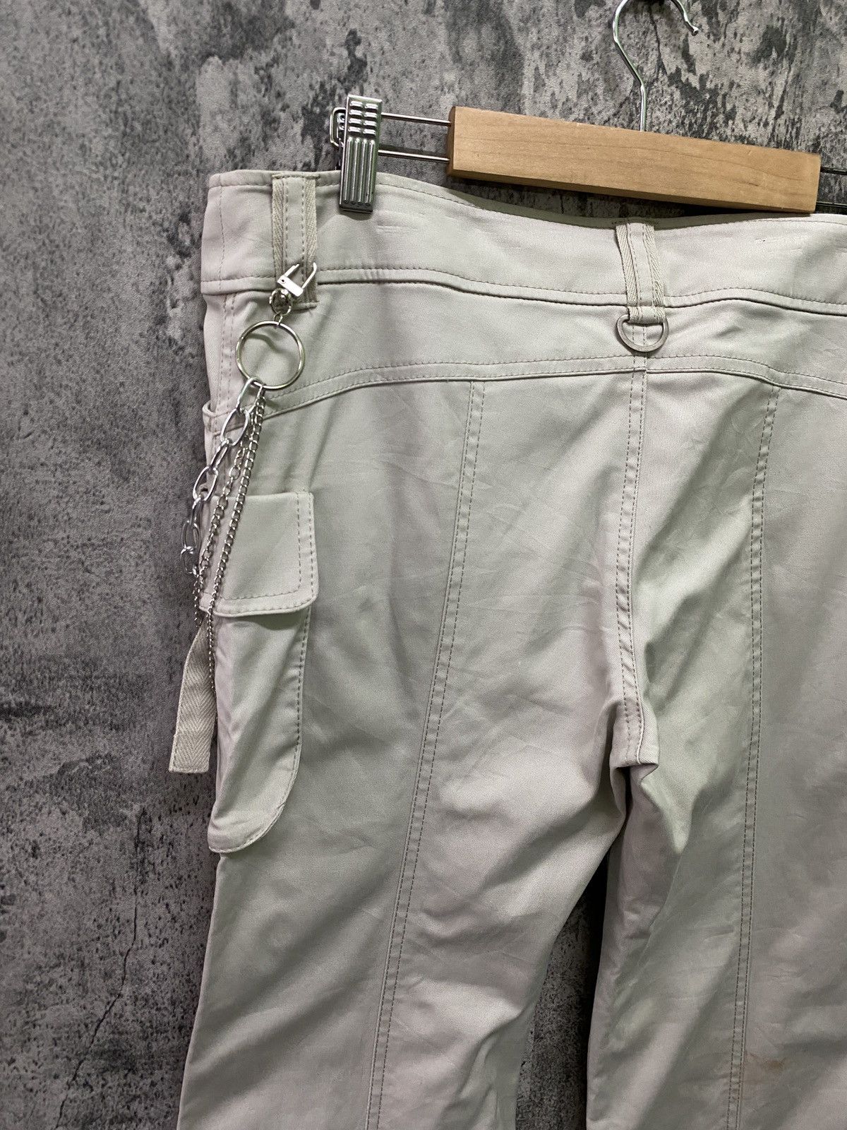 Designer × Japanese Brand Japan KUMIKYOKU Cargo Bush Flare Pants Size 35" - 8 Thumbnail