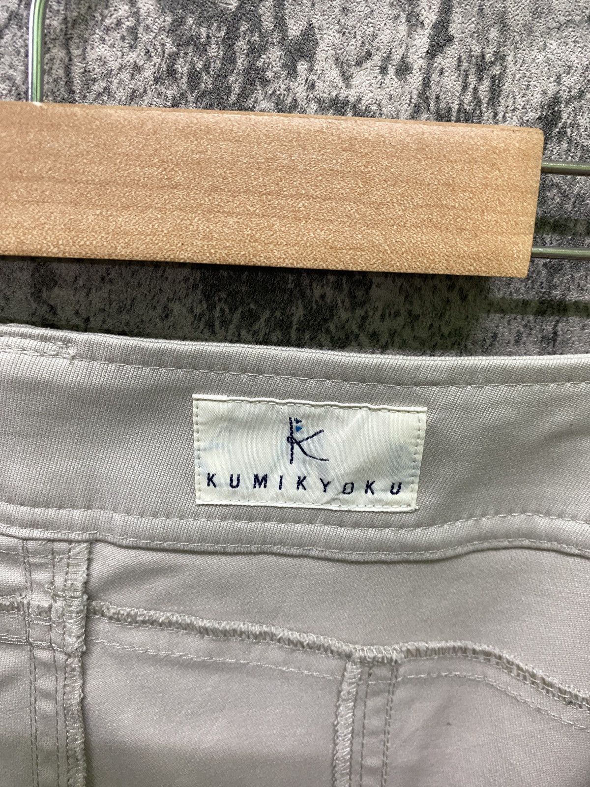Designer × Japanese Brand Japan KUMIKYOKU Cargo Bush Flare Pants Size 35" - 12 Thumbnail