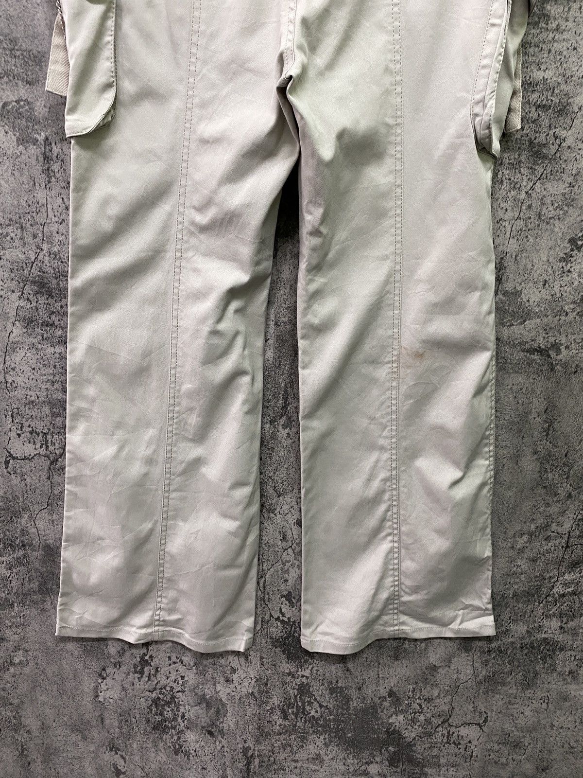 Designer × Japanese Brand Japan KUMIKYOKU Cargo Bush Flare Pants Size 35" - 10 Thumbnail