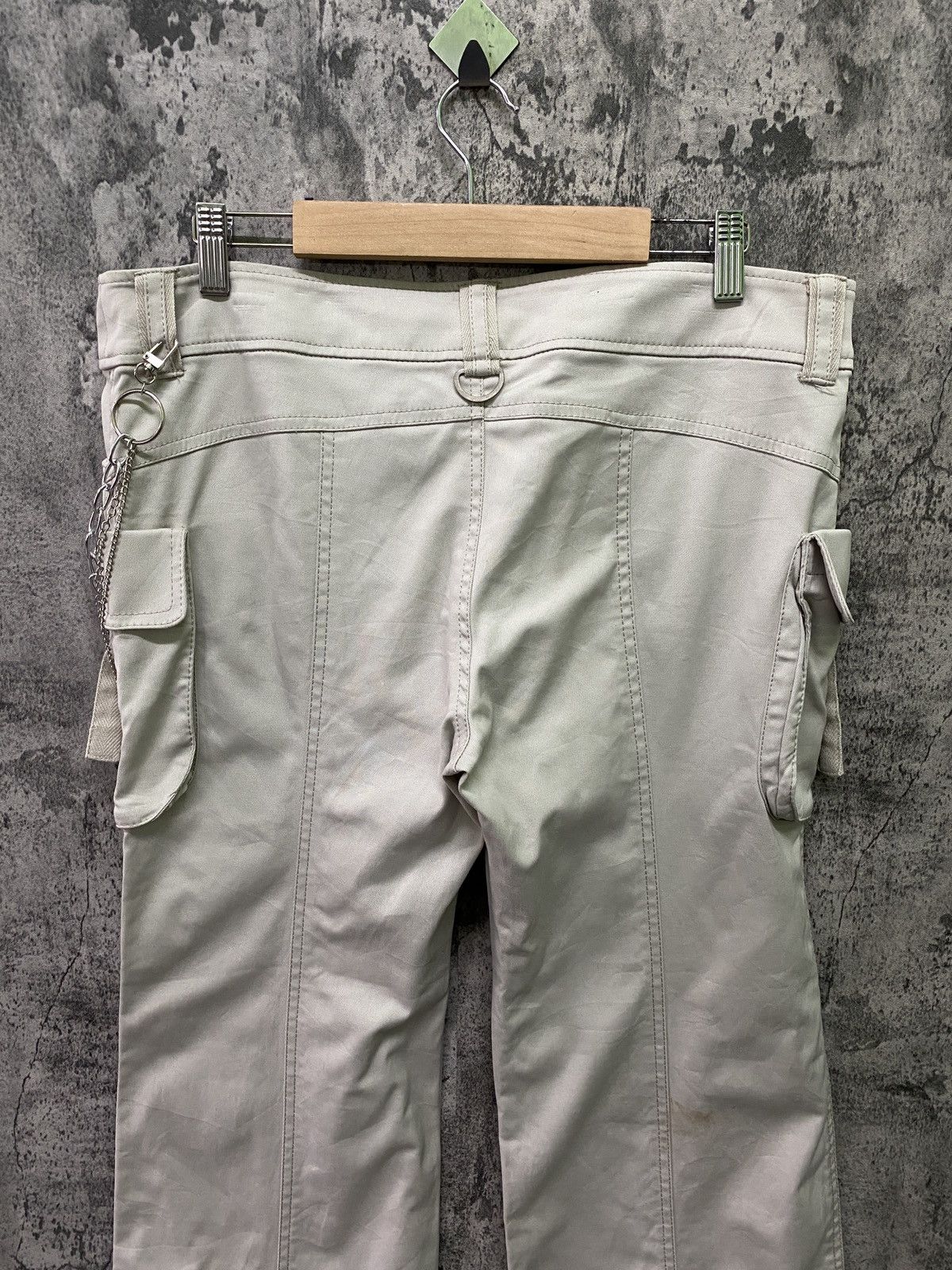 Designer × Japanese Brand Japan KUMIKYOKU Cargo Bush Flare Pants Size 35" - 7 Thumbnail