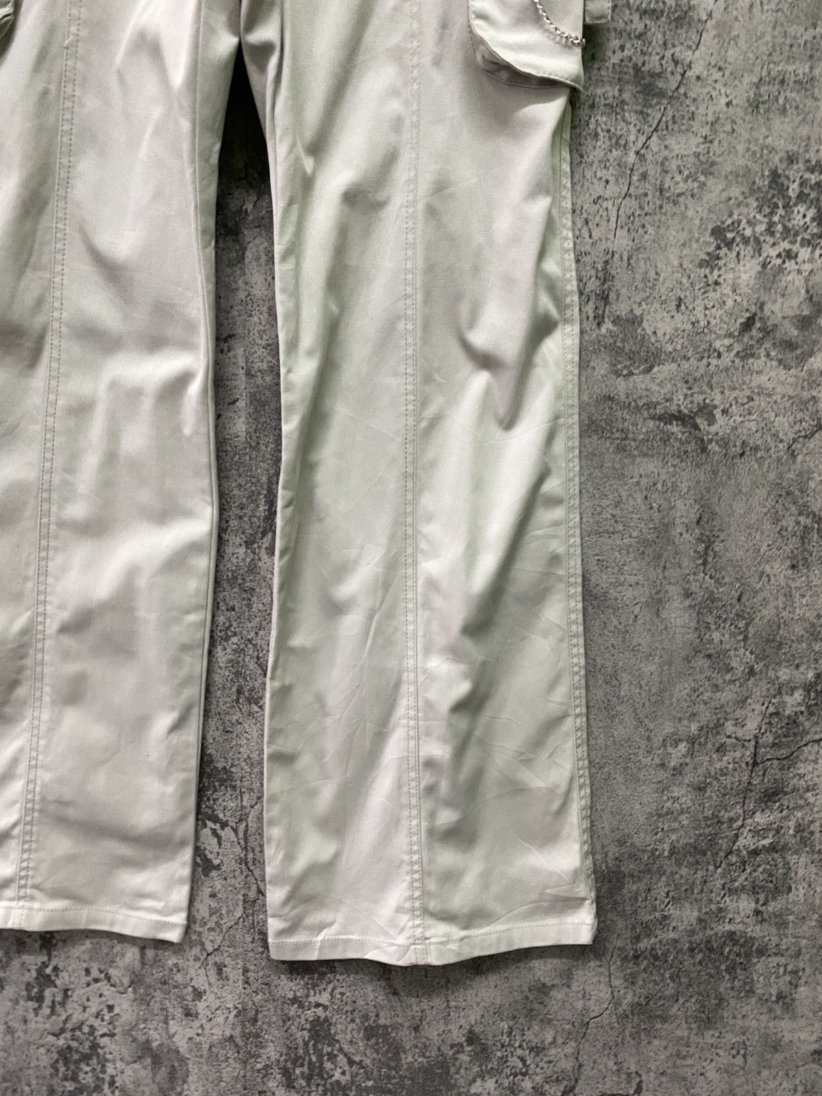 Designer × Japanese Brand Japan KUMIKYOKU Cargo Bush Flare Pants Size 35" - 6 Thumbnail