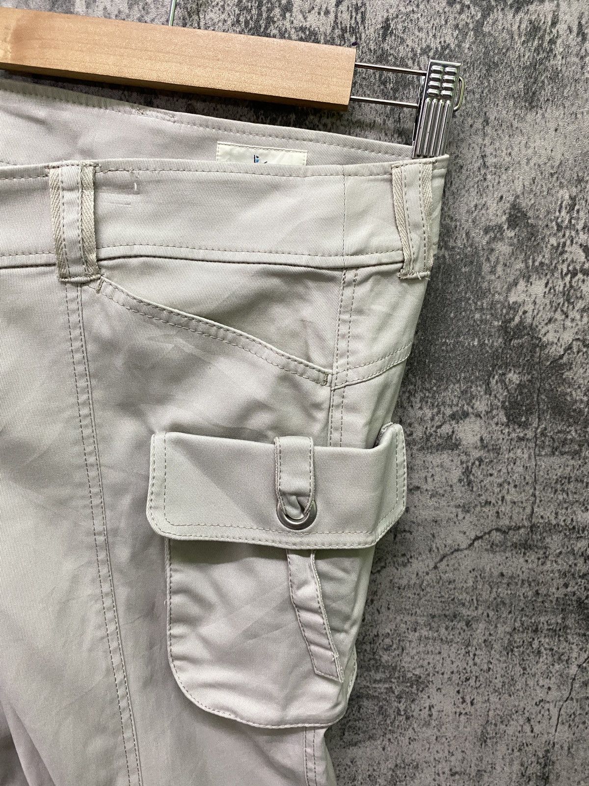 Designer × Japanese Brand Japan KUMIKYOKU Cargo Bush Flare Pants Size 35" - 11 Thumbnail