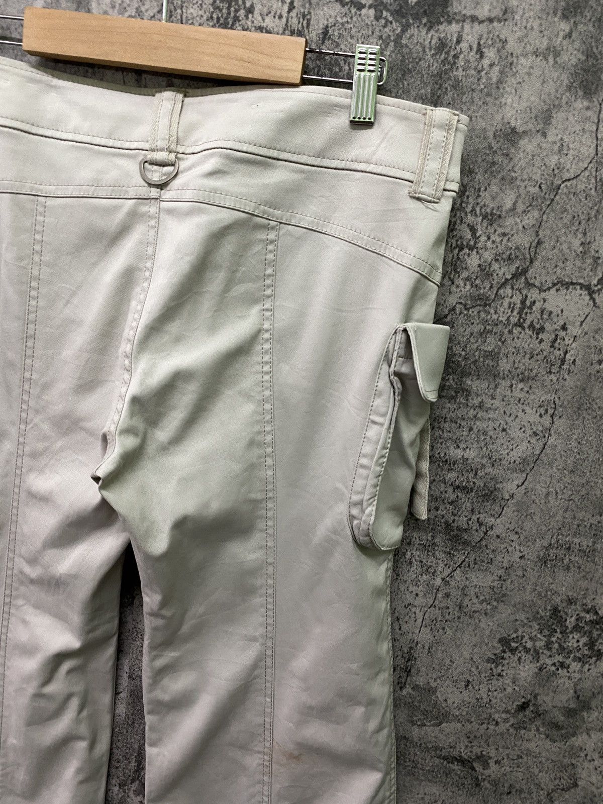 Designer × Japanese Brand Japan KUMIKYOKU Cargo Bush Flare Pants Size 35" - 9 Thumbnail