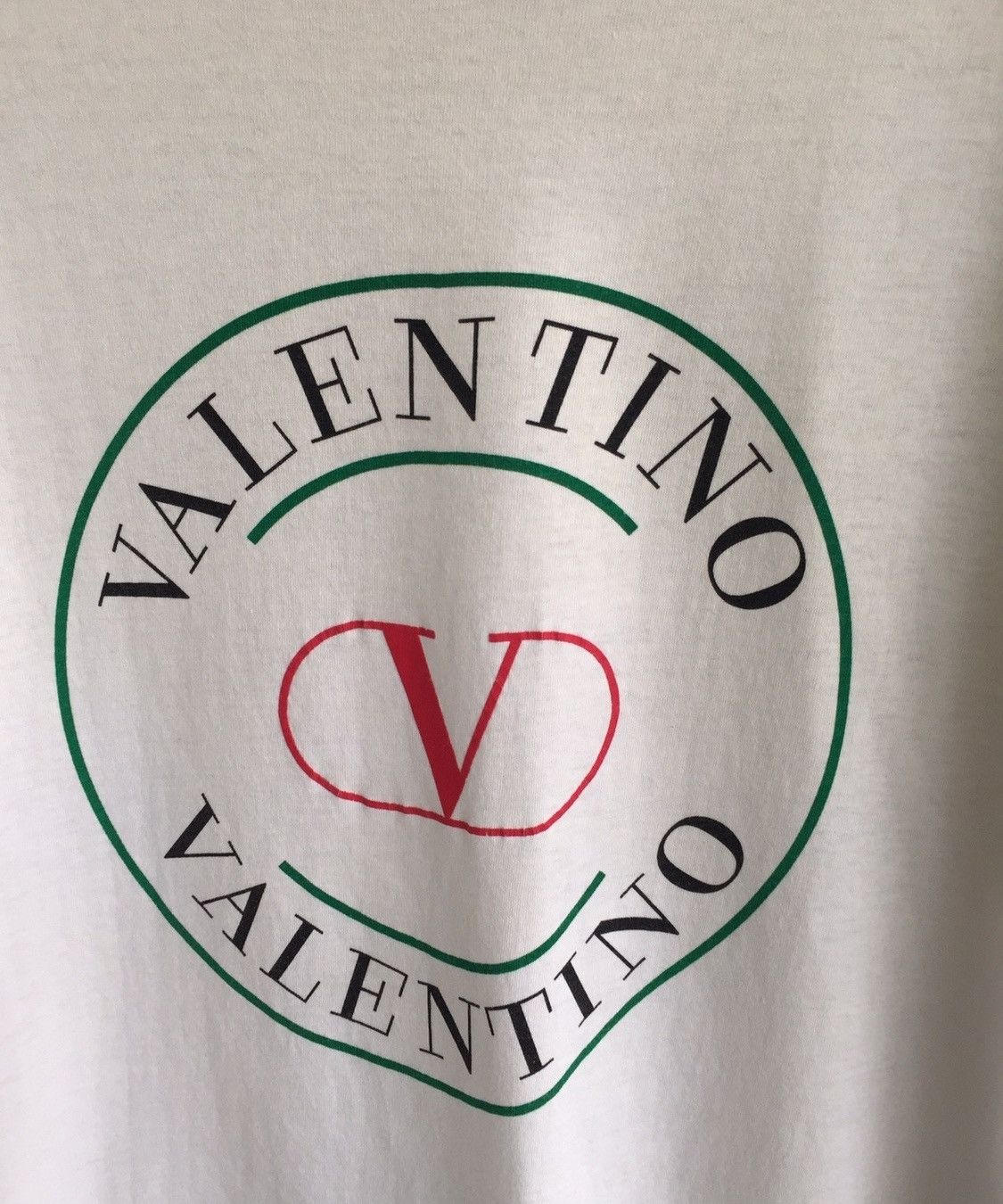 Designer × Valentino × Vintage Very Rare Valentino Vintage Spell Out Single Stitch Shirt Size US M / EU 48-50 / 2 - 2 Thumbnail