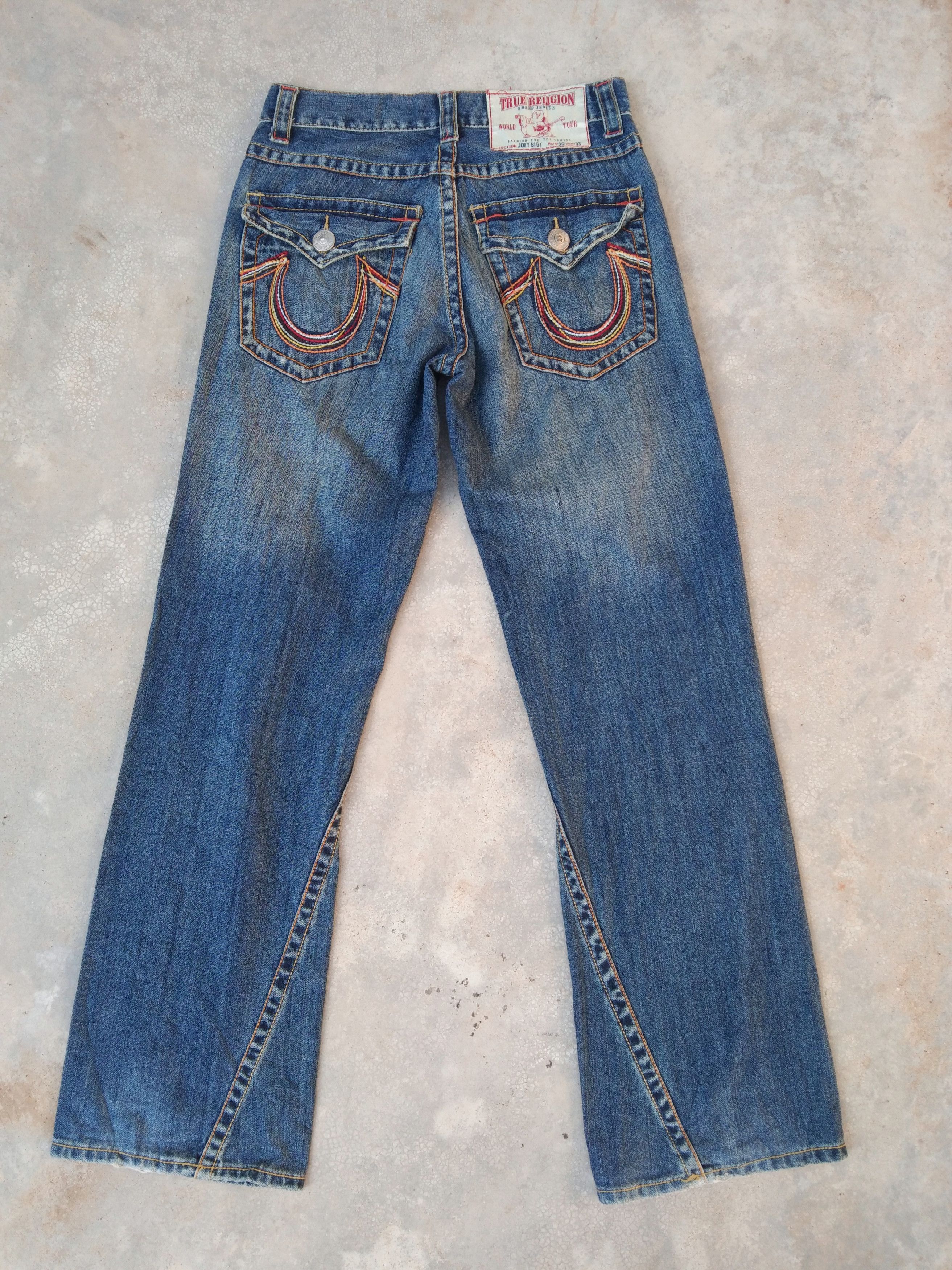 Pre-owned Jean X True Religion Vintage True Religion Jeans Men Made In Usa 30x32 In Blue