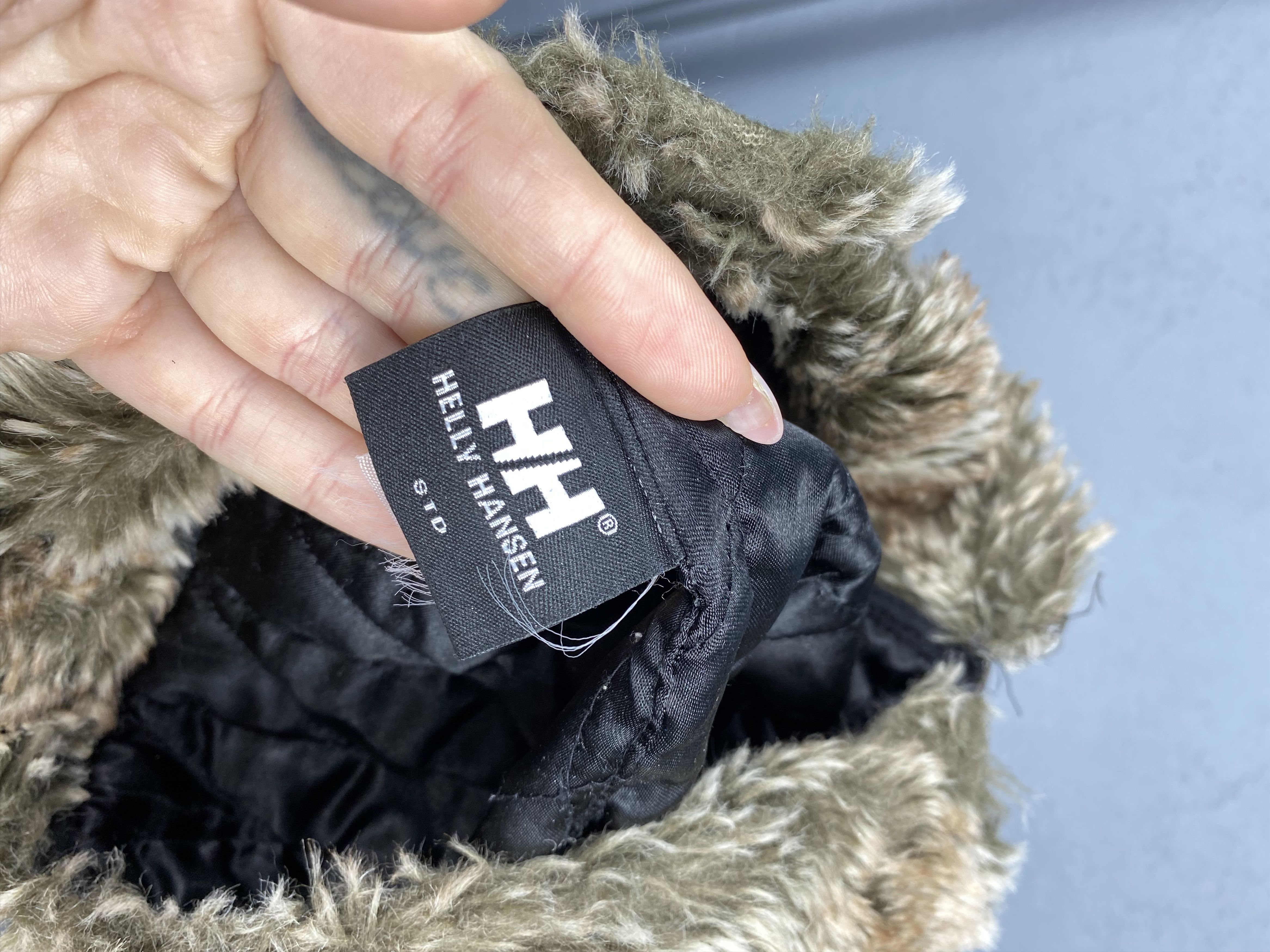 20471120 × Helly Hansen Helly Hansen Vintage Mohair Hat With Ear Flaps Beanie Wool Size ONE SIZE - 6 Thumbnail