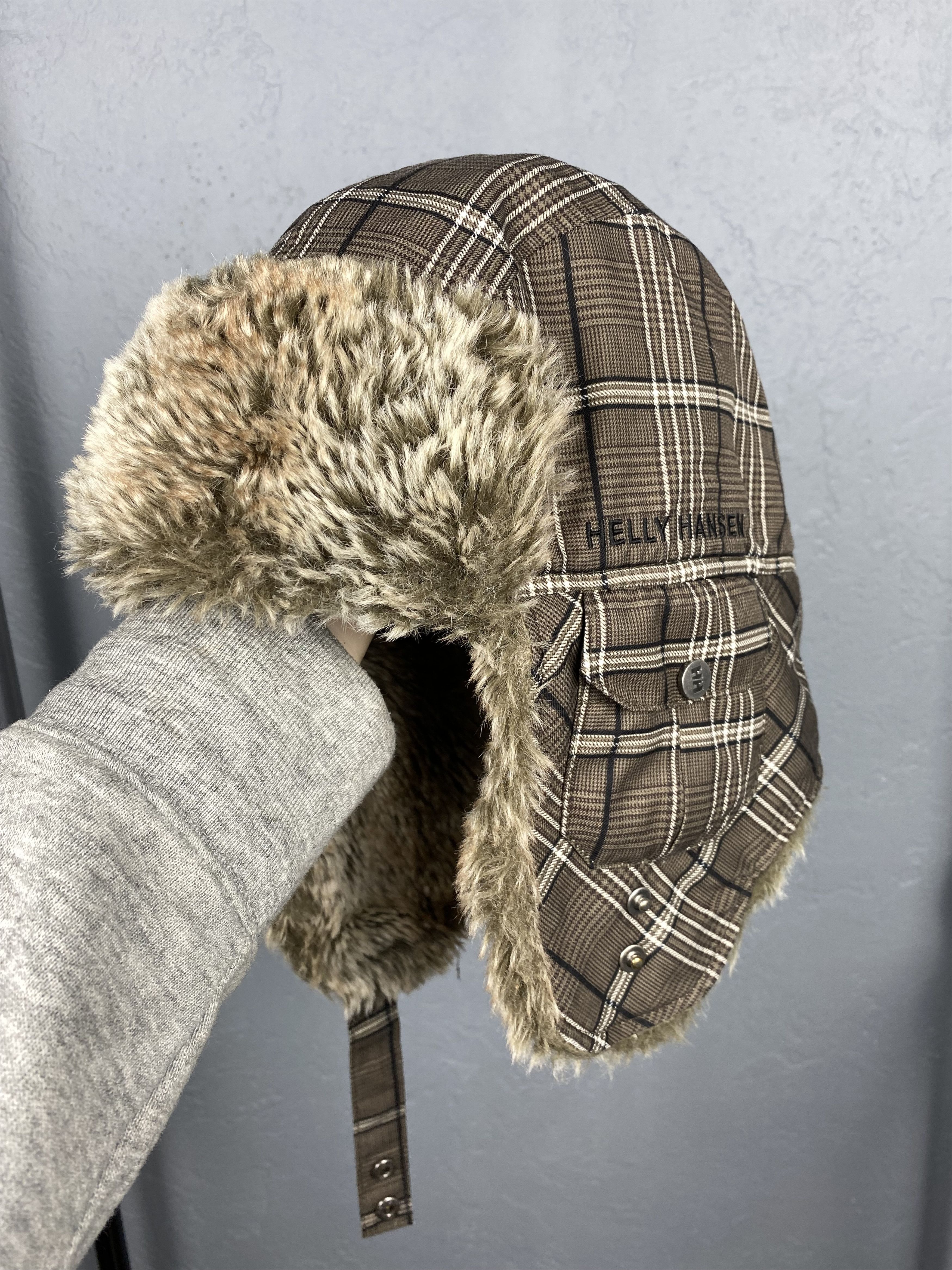 20471120 × Helly Hansen Helly Hansen Vintage Mohair Hat With Ear Flaps Beanie Wool Size ONE SIZE - 1 Thumbnail