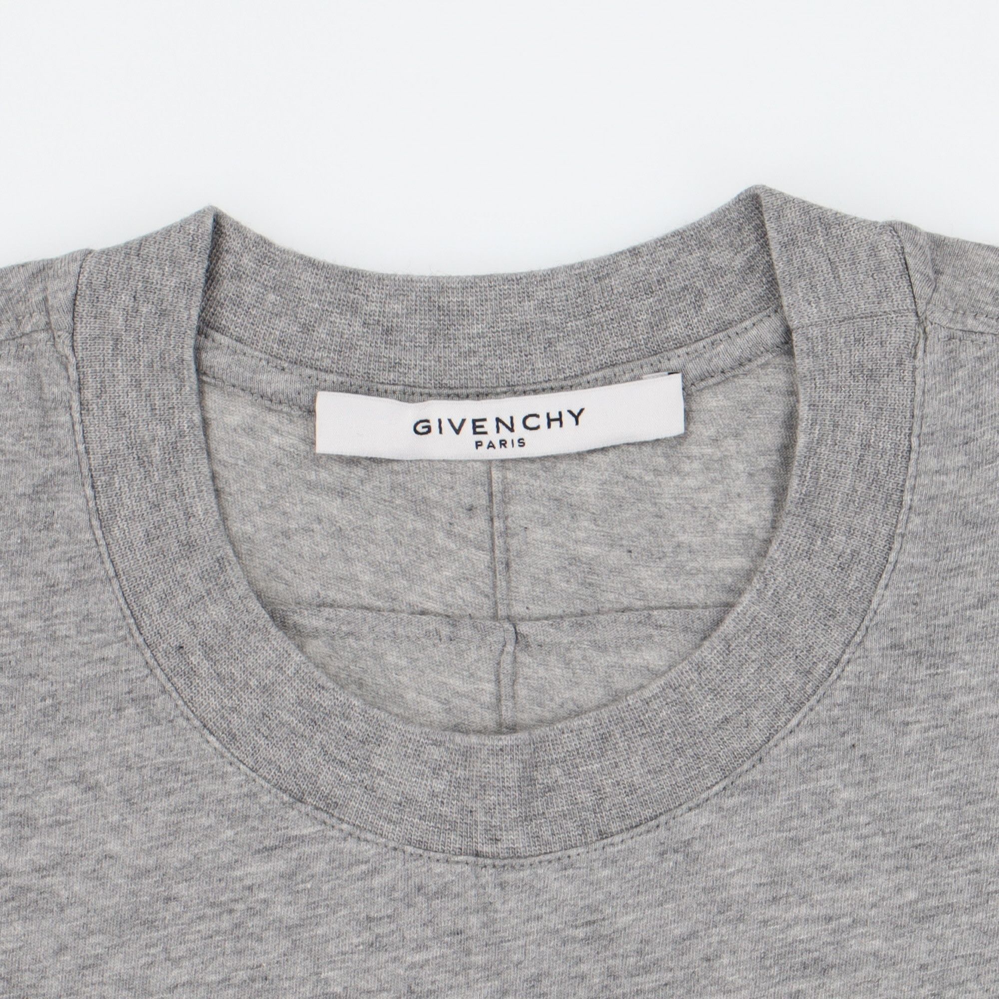 Givenchy Grey Felt Rottweiler T-shirt Size US XXS / EU 40 - 6 Thumbnail