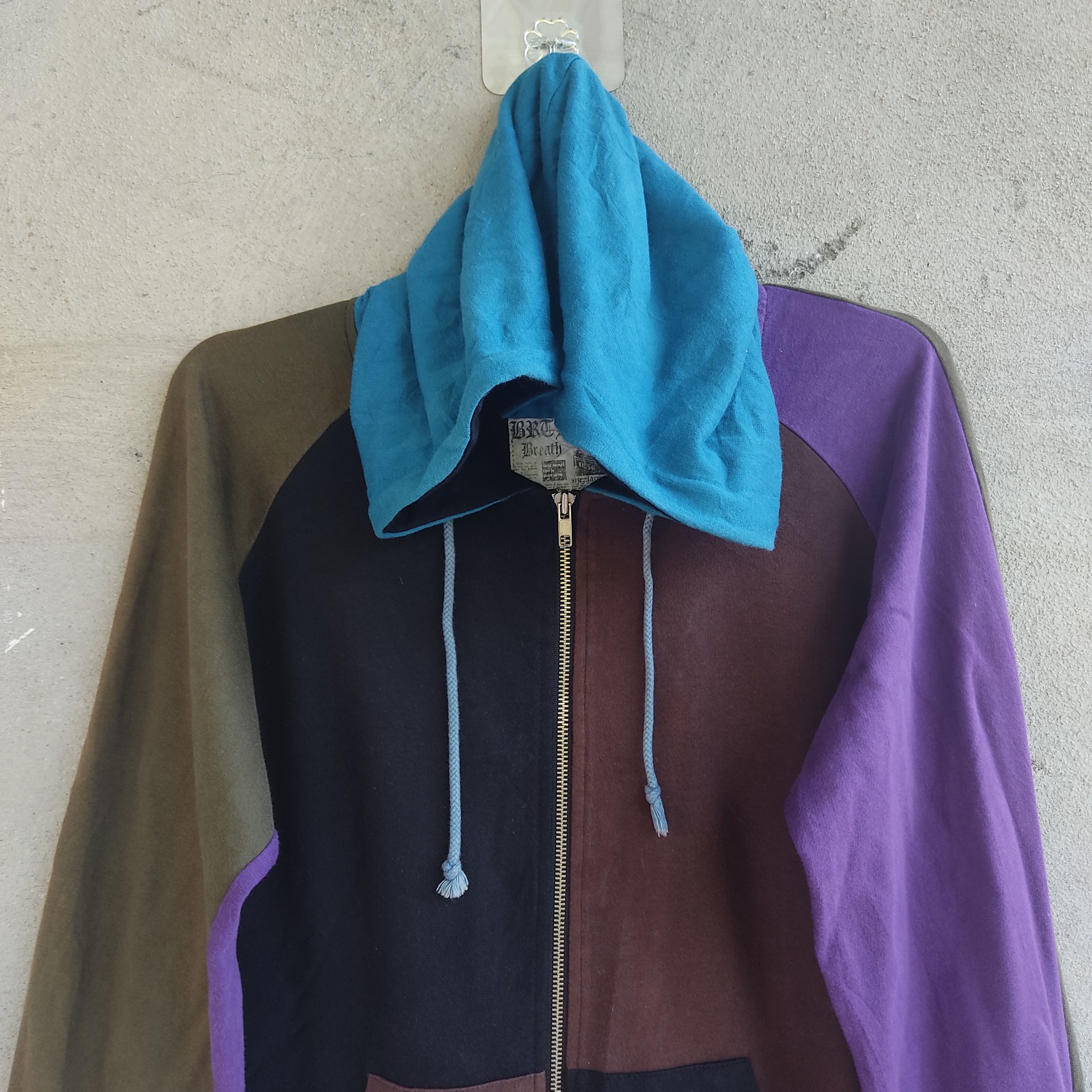 Designer Up Start Patchwork Multicolour Designer Hoodie Size US M / EU 48-50 / 2 - 2 Thumbnail