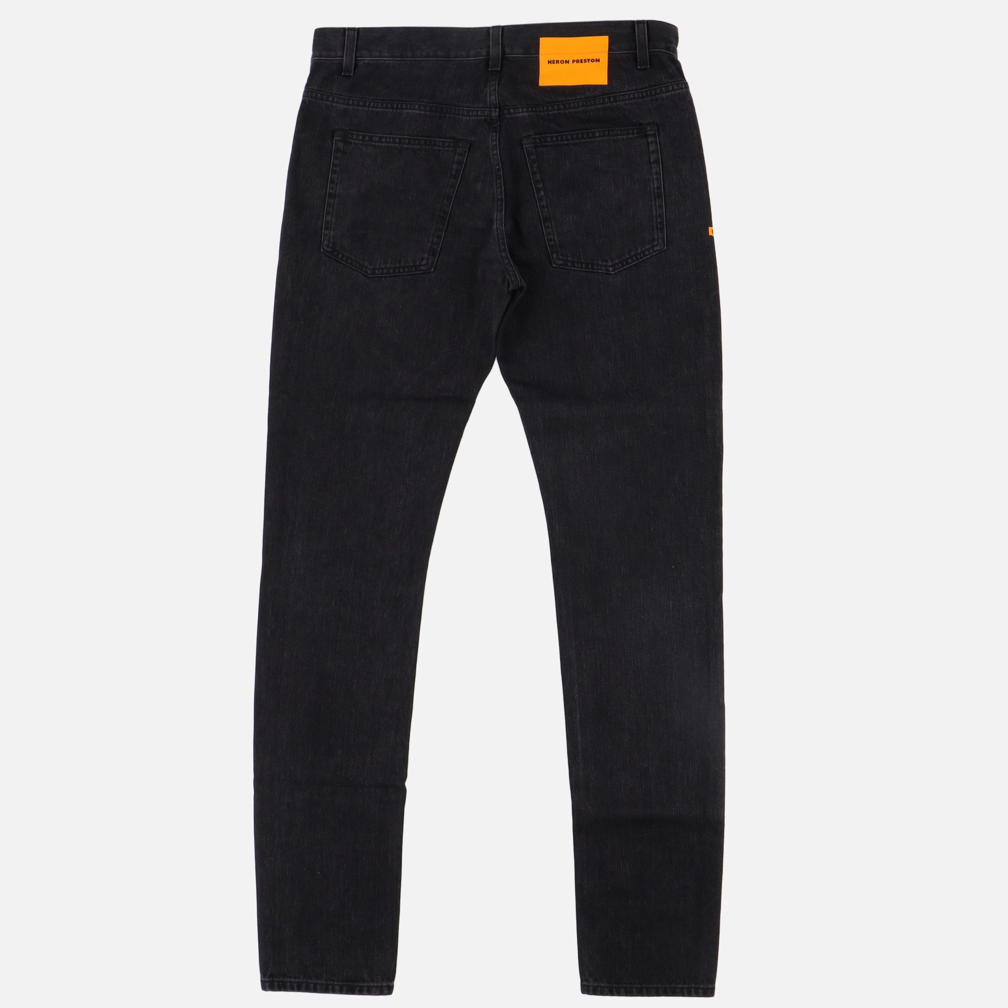 Heron Preston Black Skinny Stonewashed Jeans Size US 30 / EU 46 - 4 Thumbnail