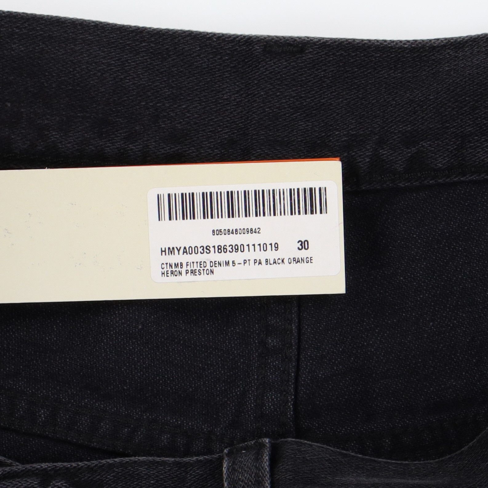 Heron Preston Black Skinny Stonewashed Jeans Size US 30 / EU 46 - 7 Thumbnail