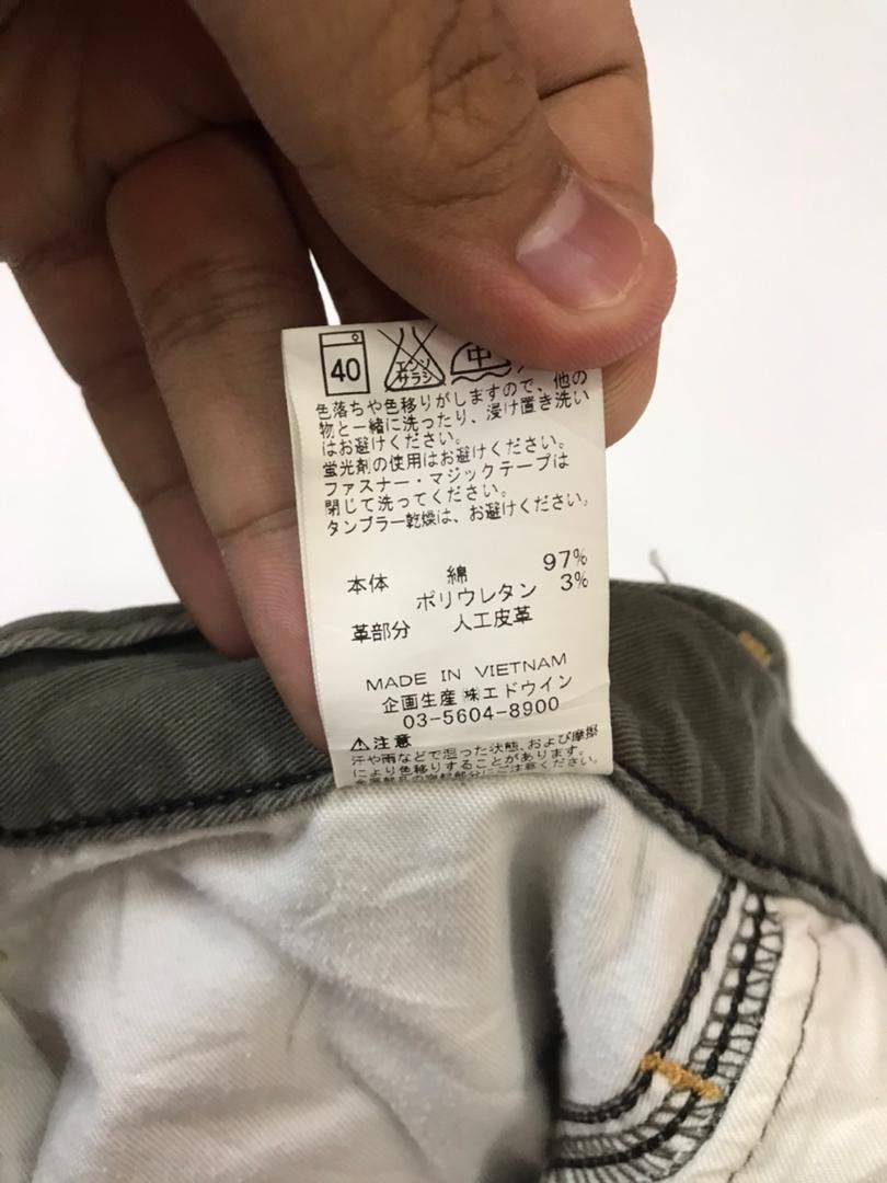 Edwin × Japanese Brand EDWIN cargo pants multipocket Size US 31 - 13 Thumbnail