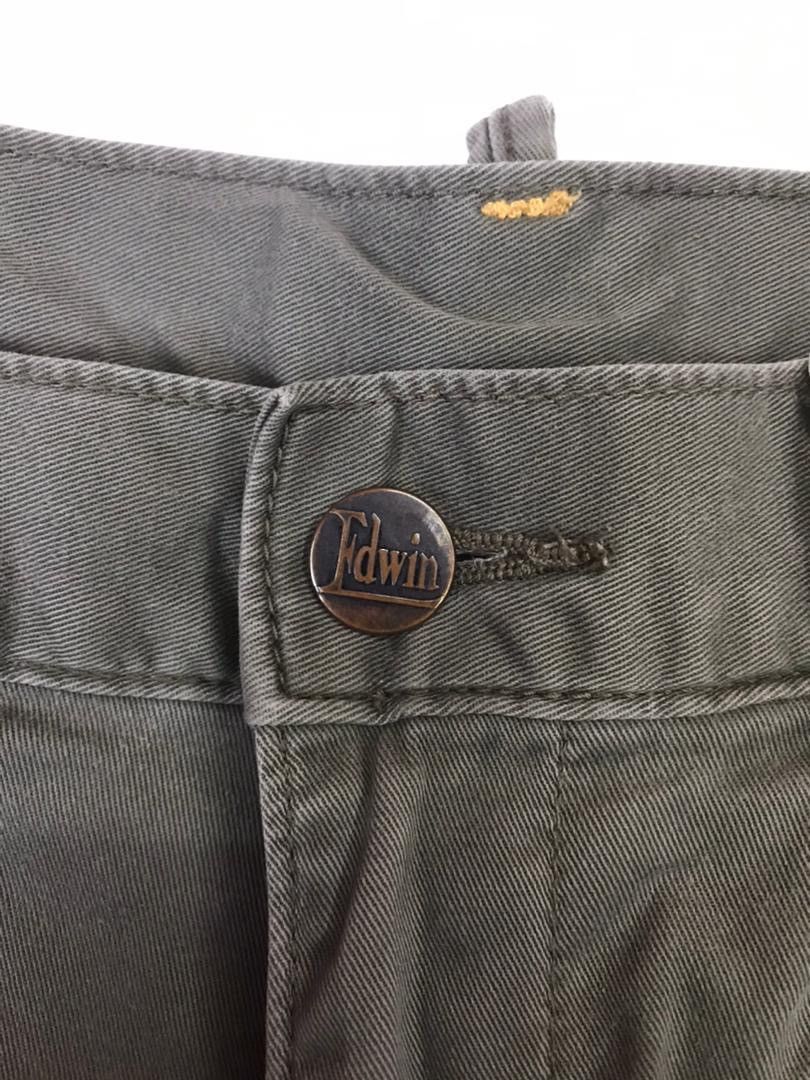 Edwin × Japanese Brand EDWIN cargo pants multipocket Size US 31 - 5 Thumbnail