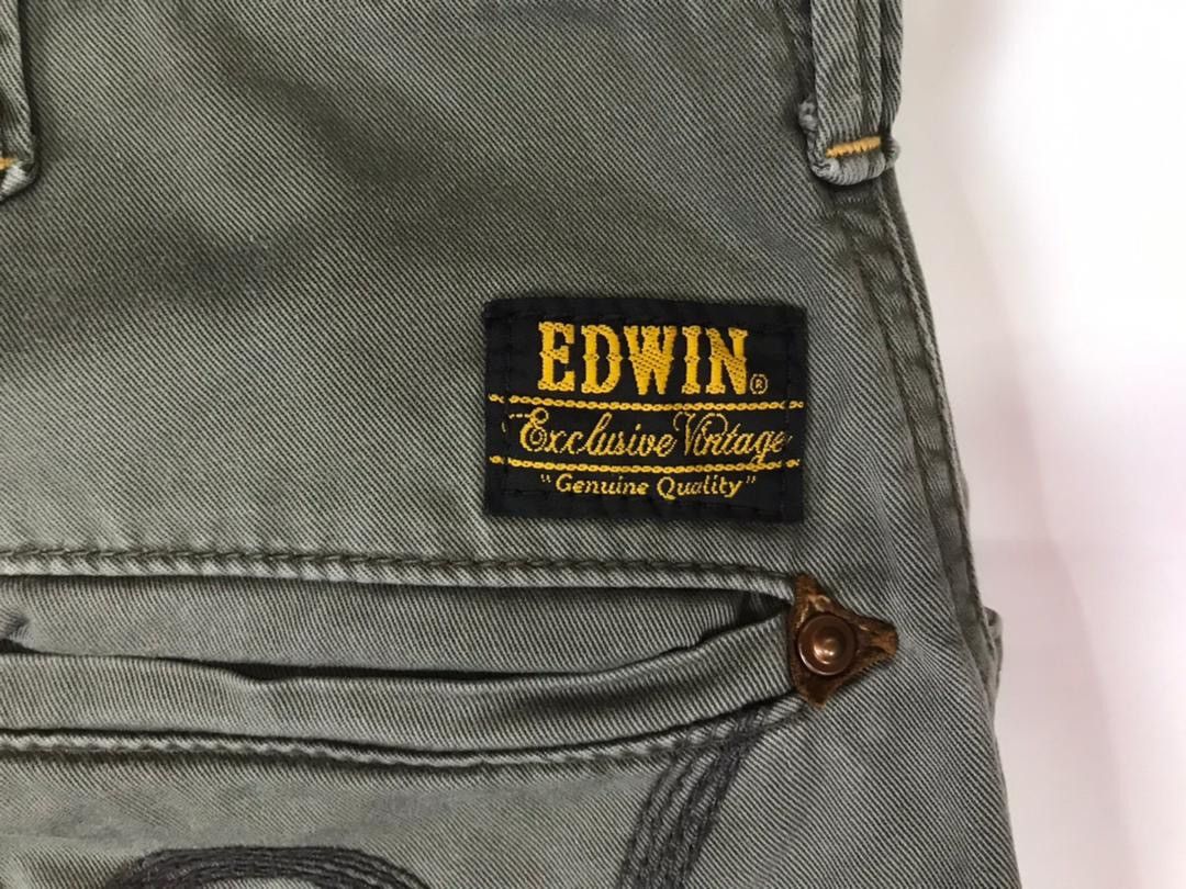 Edwin × Japanese Brand EDWIN cargo pants multipocket Size US 31 - 11 Thumbnail