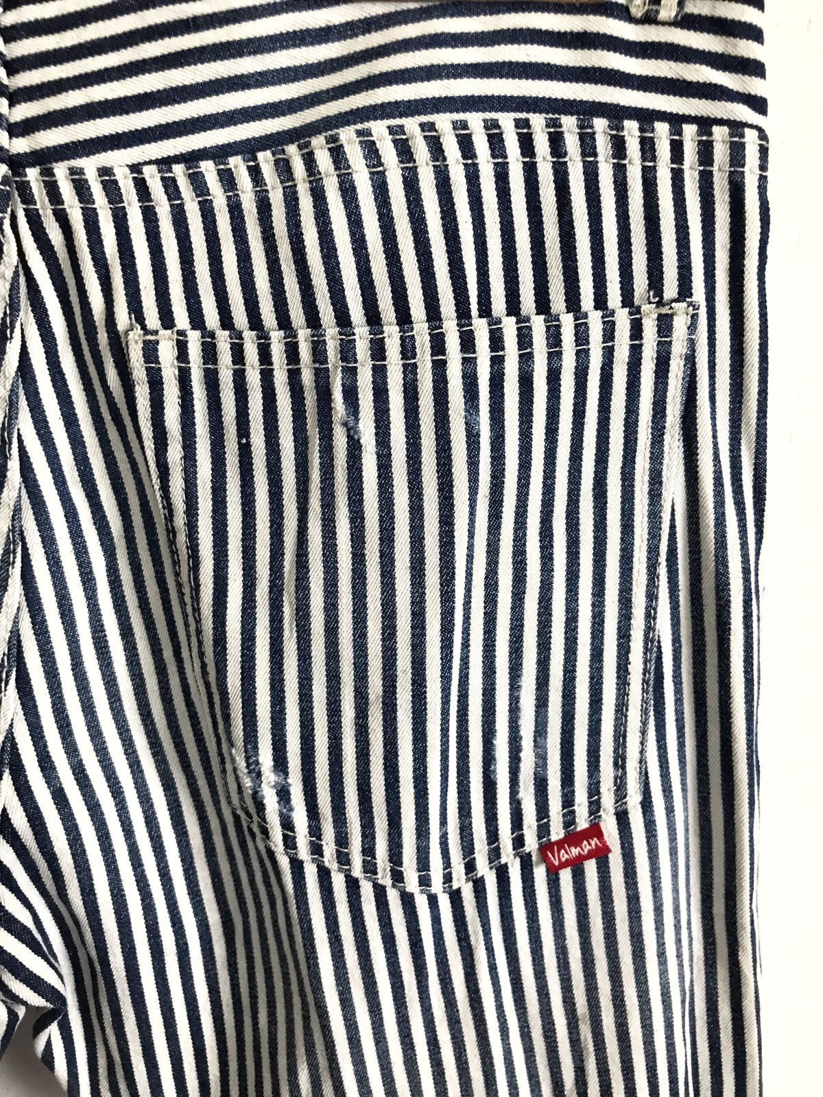 Designer × Japanese Brand Japanese Designer Jeans Valman Ripped Stripes Size US 29 - 7 Thumbnail