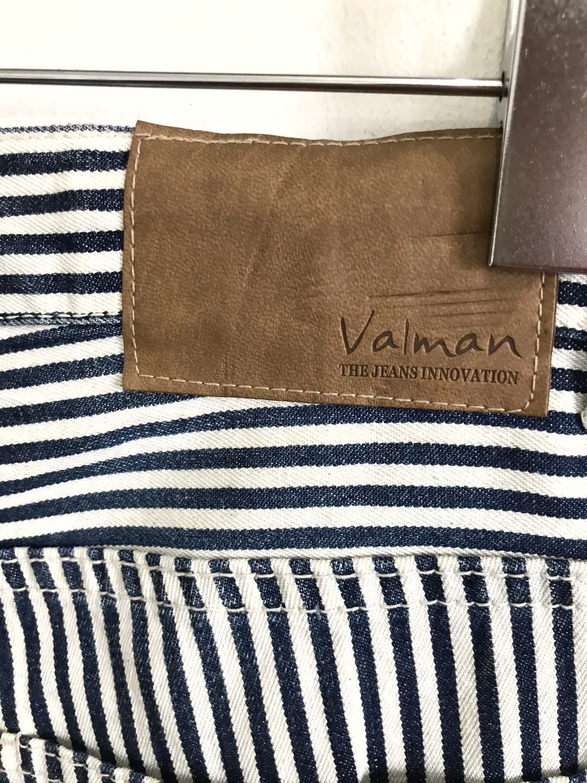 Designer × Japanese Brand Japanese Designer Jeans Valman Ripped Stripes Size US 29 - 9 Thumbnail