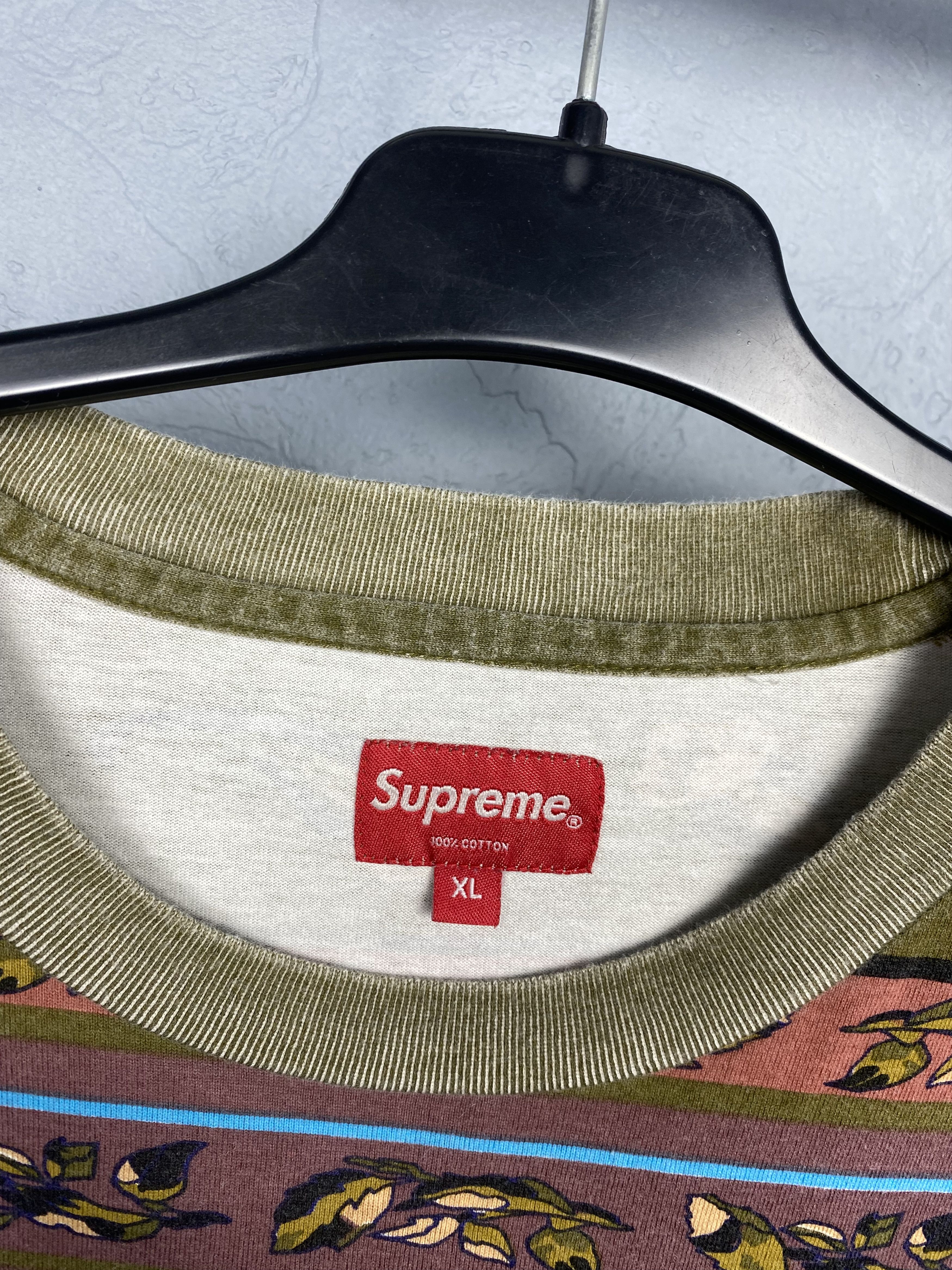 Supreme × Vintage Supreme Vintage Mens Long Sleeve T-Shirt Tee Size US XL / EU 56 / 4 - 4 Thumbnail