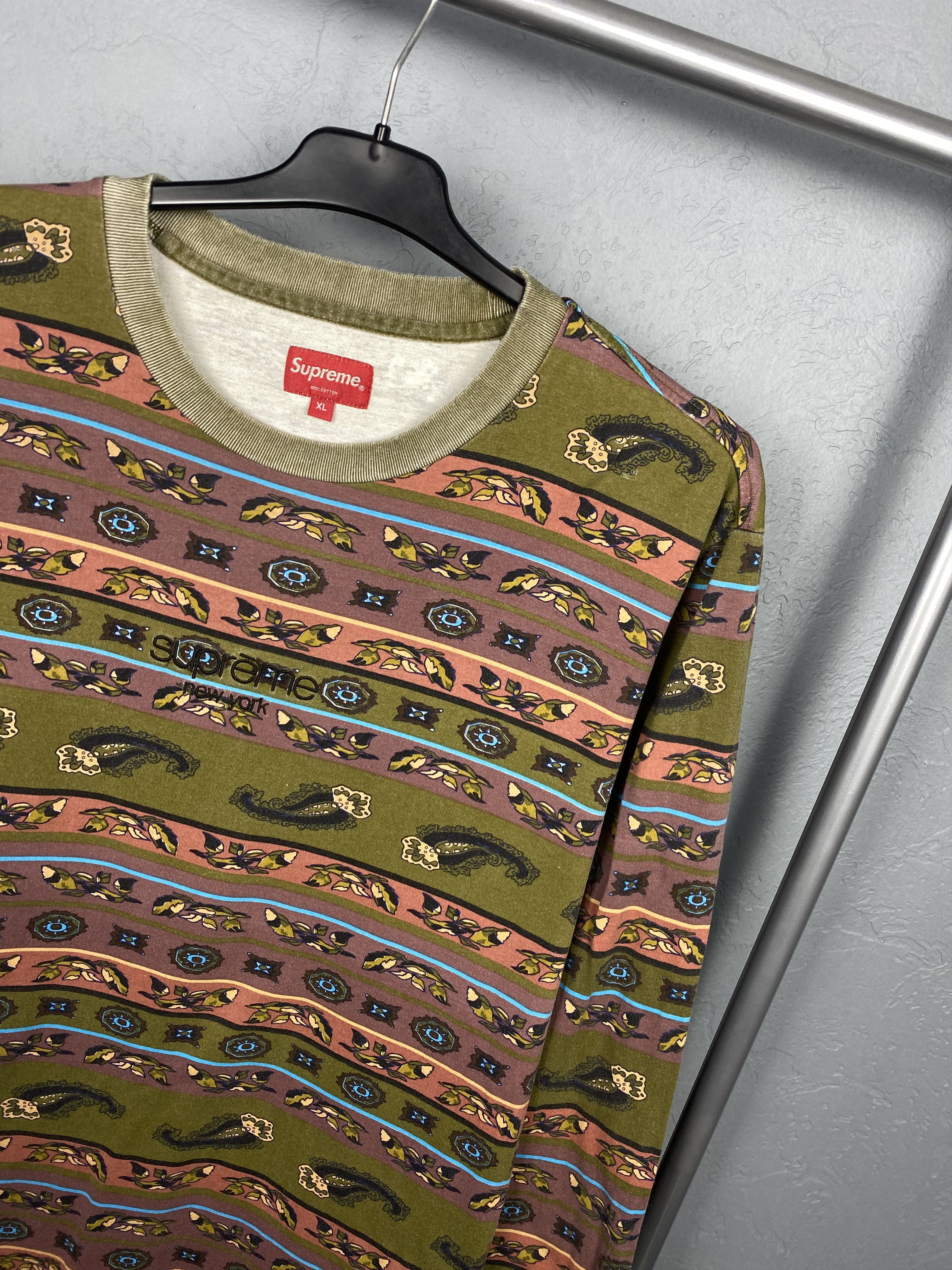 Supreme × Vintage Supreme Vintage Mens Long Sleeve T-Shirt Tee Size US XL / EU 56 / 4 - 2 Thumbnail