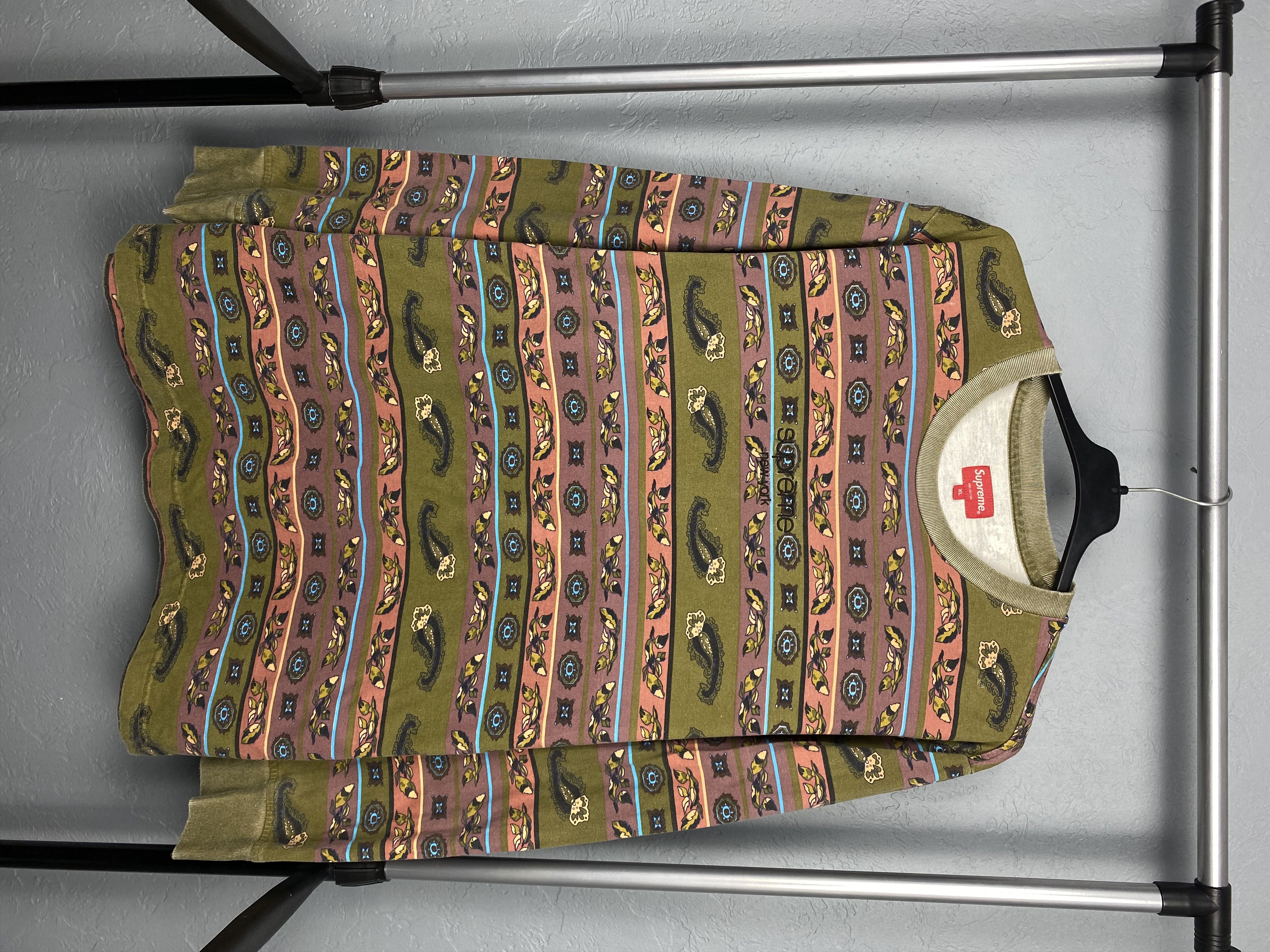 Pre-owned Supreme X Vintage Supreme Vintage Mens Long Sleeve T-shirt Tee (size Xl) In Multicolor
