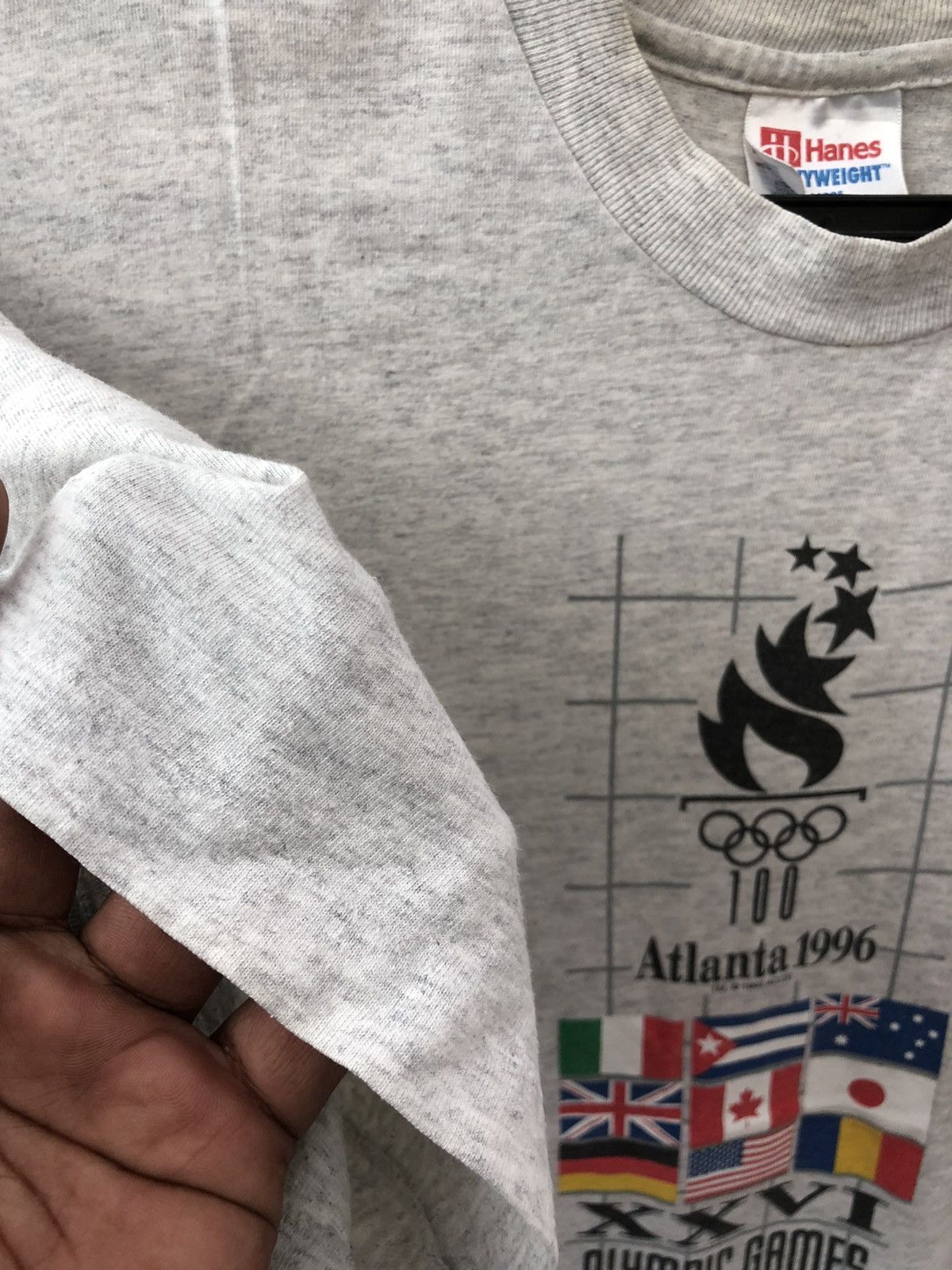 Hanes × USA Olympics × Vintage Vintage tee OLYMPIC GAMES XXXI Atlanta 1996 size L Size US L / EU 52-54 / 3 - 4 Thumbnail